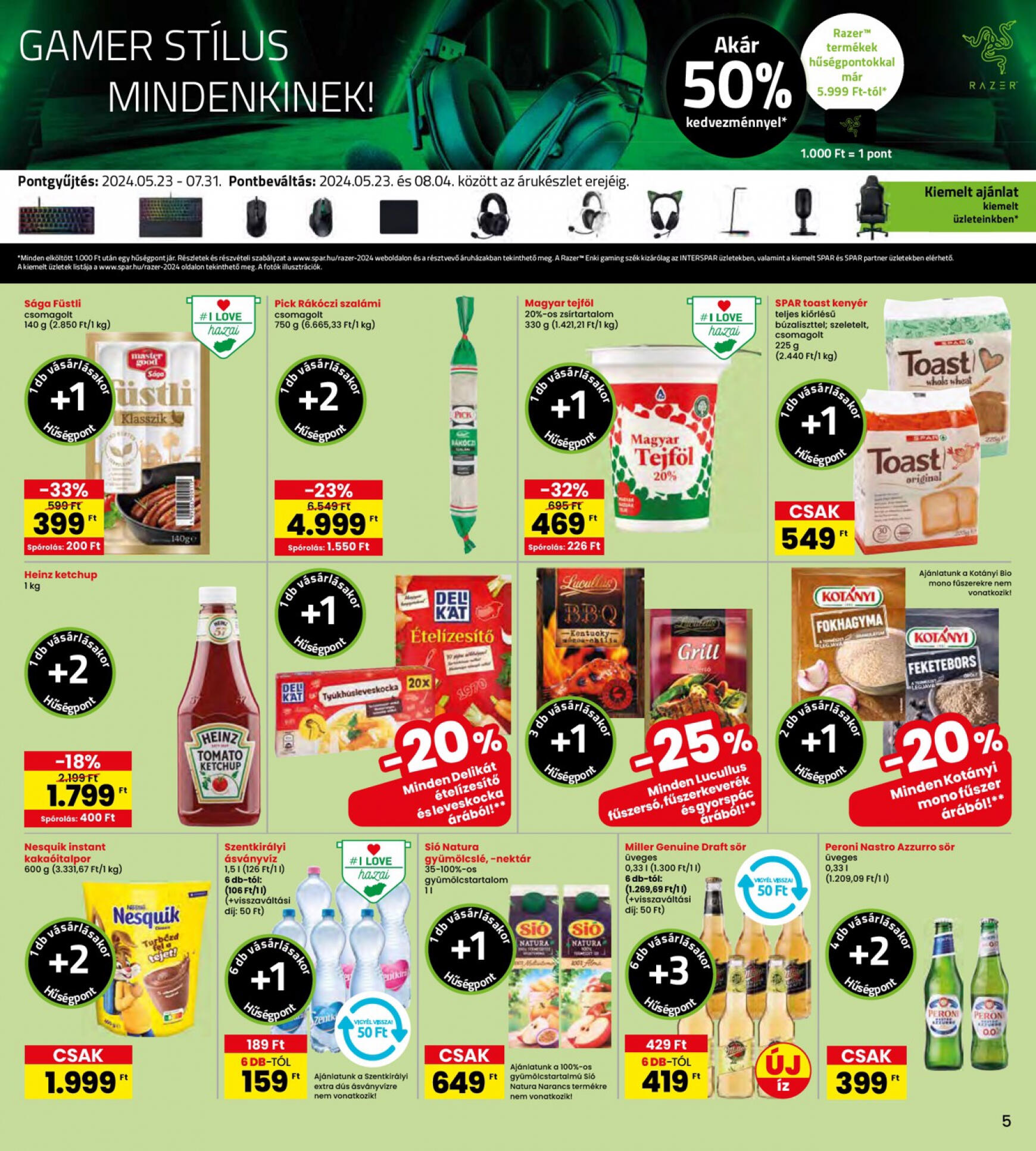 spar - Aktuális újság INTERSPAR 06.13. - 06.19. - page: 5