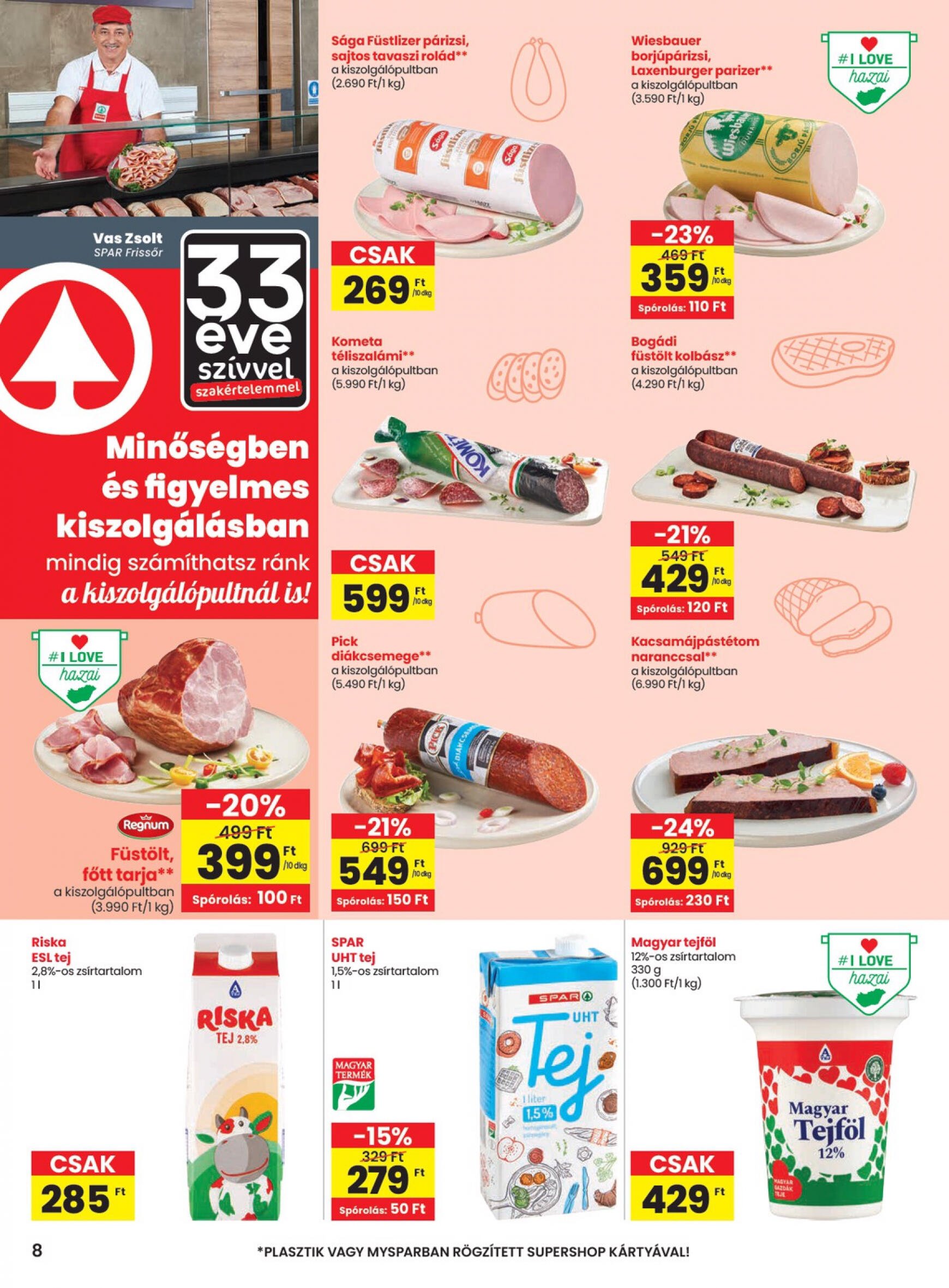 spar - Aktuális újság SPAR 07.11. - 07.17. - page: 8