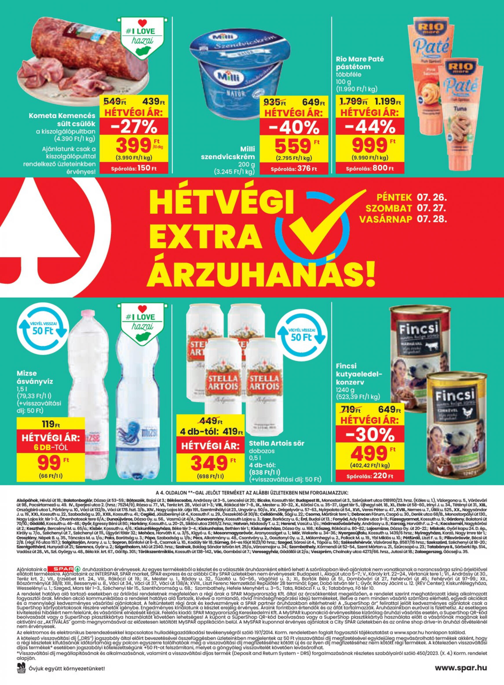 spar - Aktuális újság SPAR 07.25. - 07.31. - page: 20