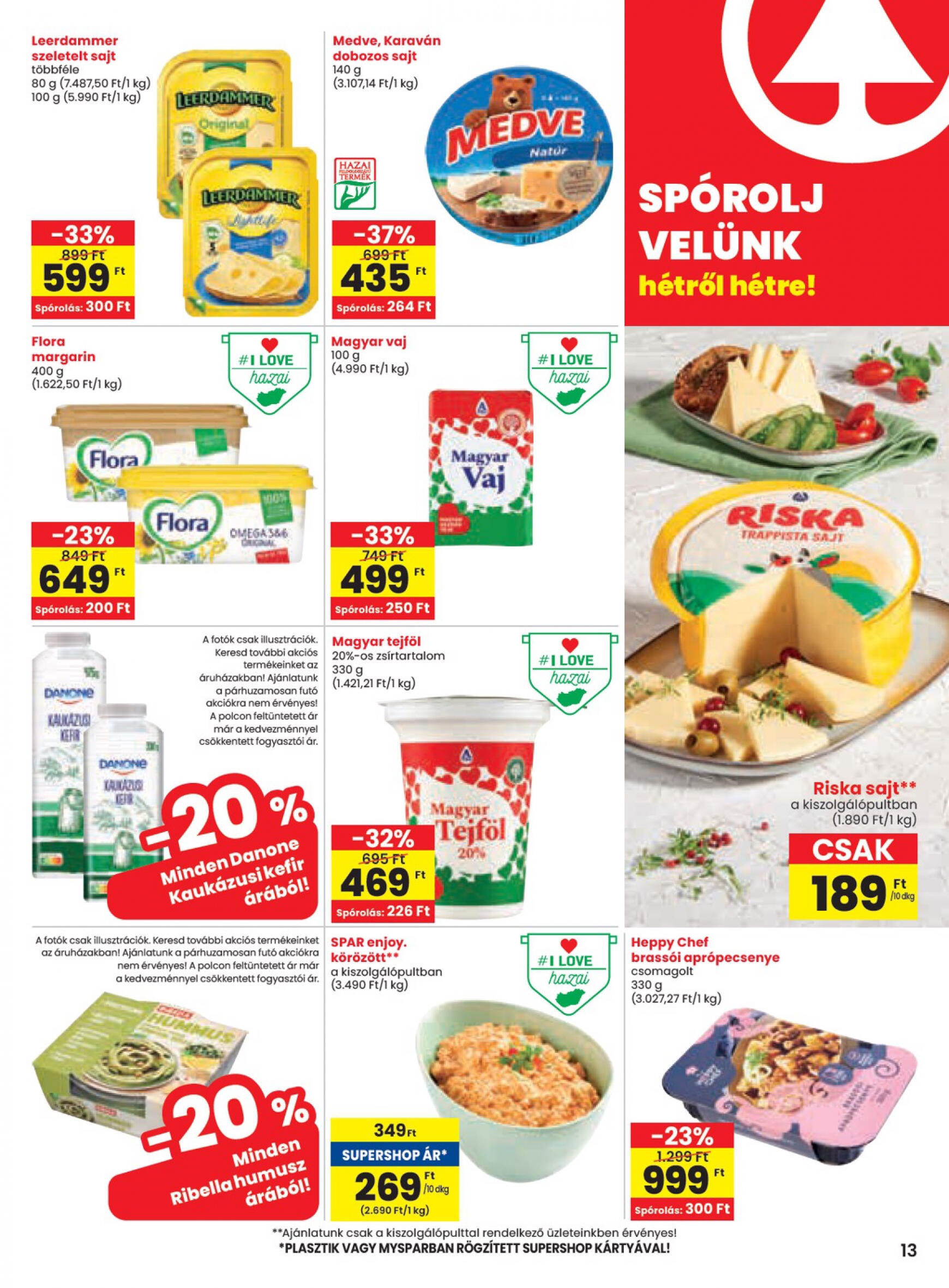 spar - Aktuális újság SPAR 07.25. - 07.31. - page: 13