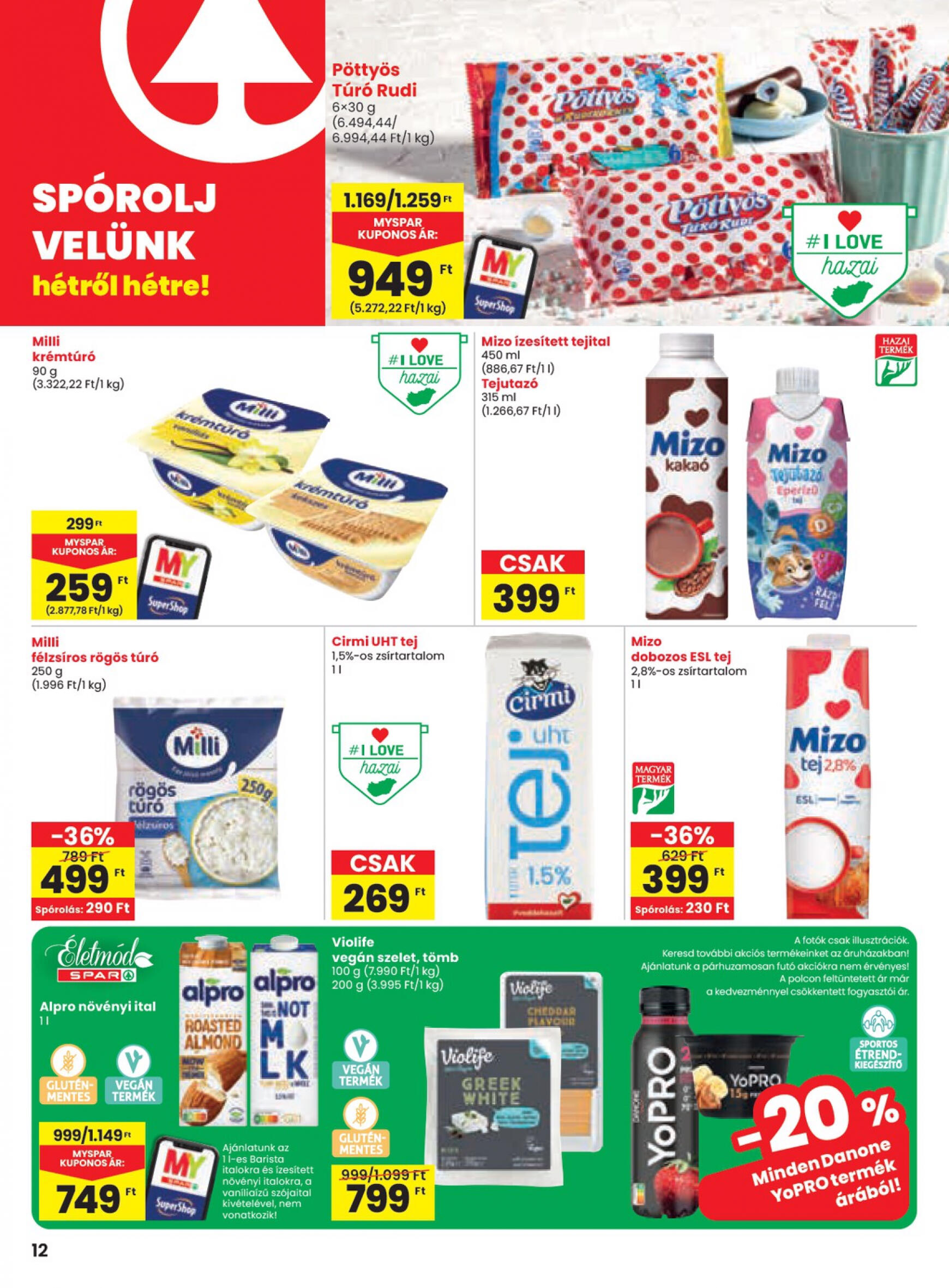 spar - Aktuális újság SPAR 07.25. - 07.31. - page: 12