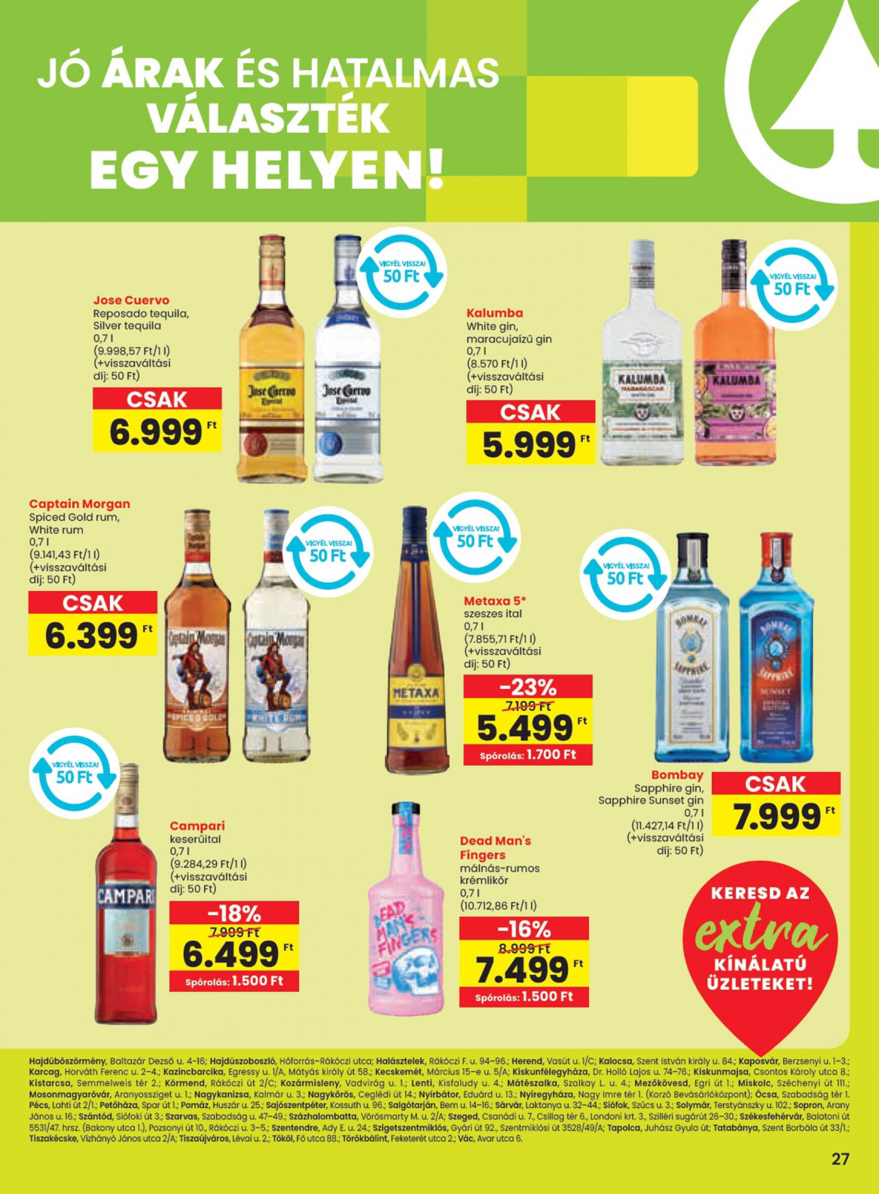 spar - Aktuális újság SPAR - Extra 07.25. - 07.31. - page: 8