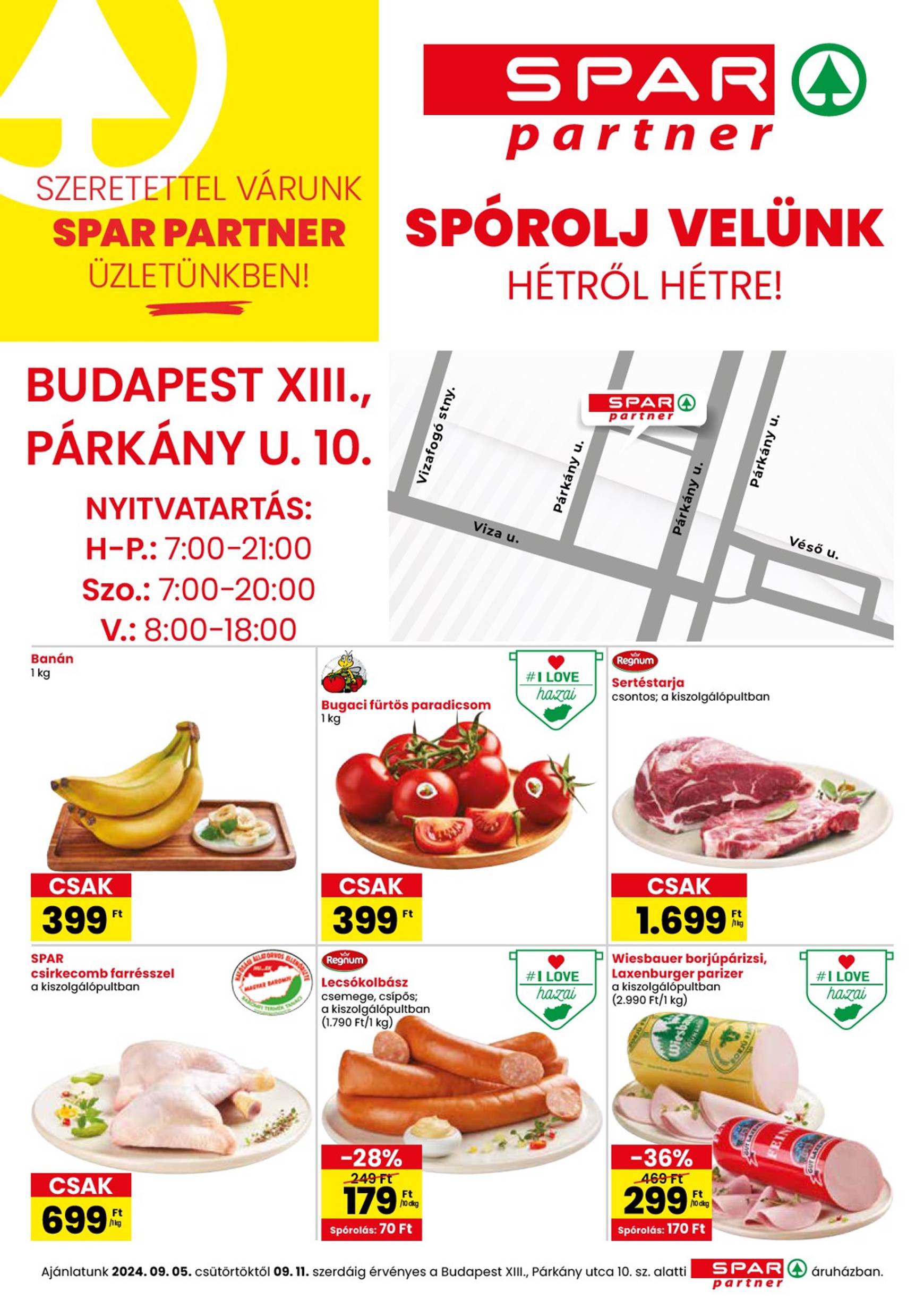 spar - Aktuális újság SPAR - Párkány utca 09.05. - 09.11.