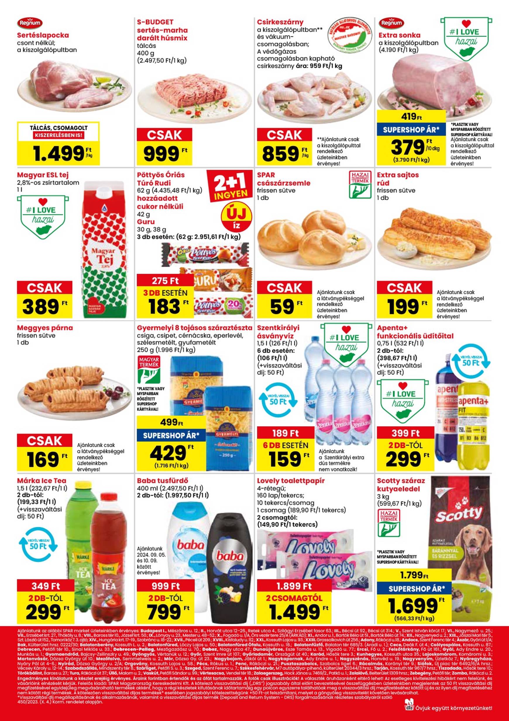 spar - Aktuális újság SPAR - Market 09.05. - 09.11. - page: 2