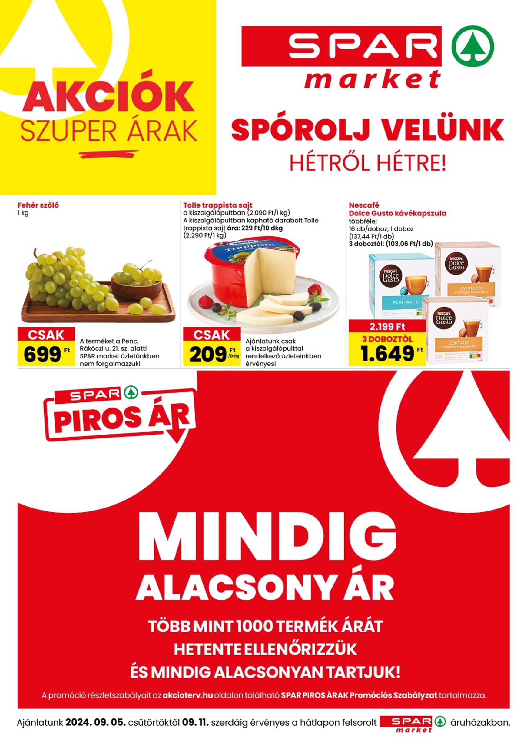 spar - Aktuális újság SPAR - Market 09.05. - 09.11.