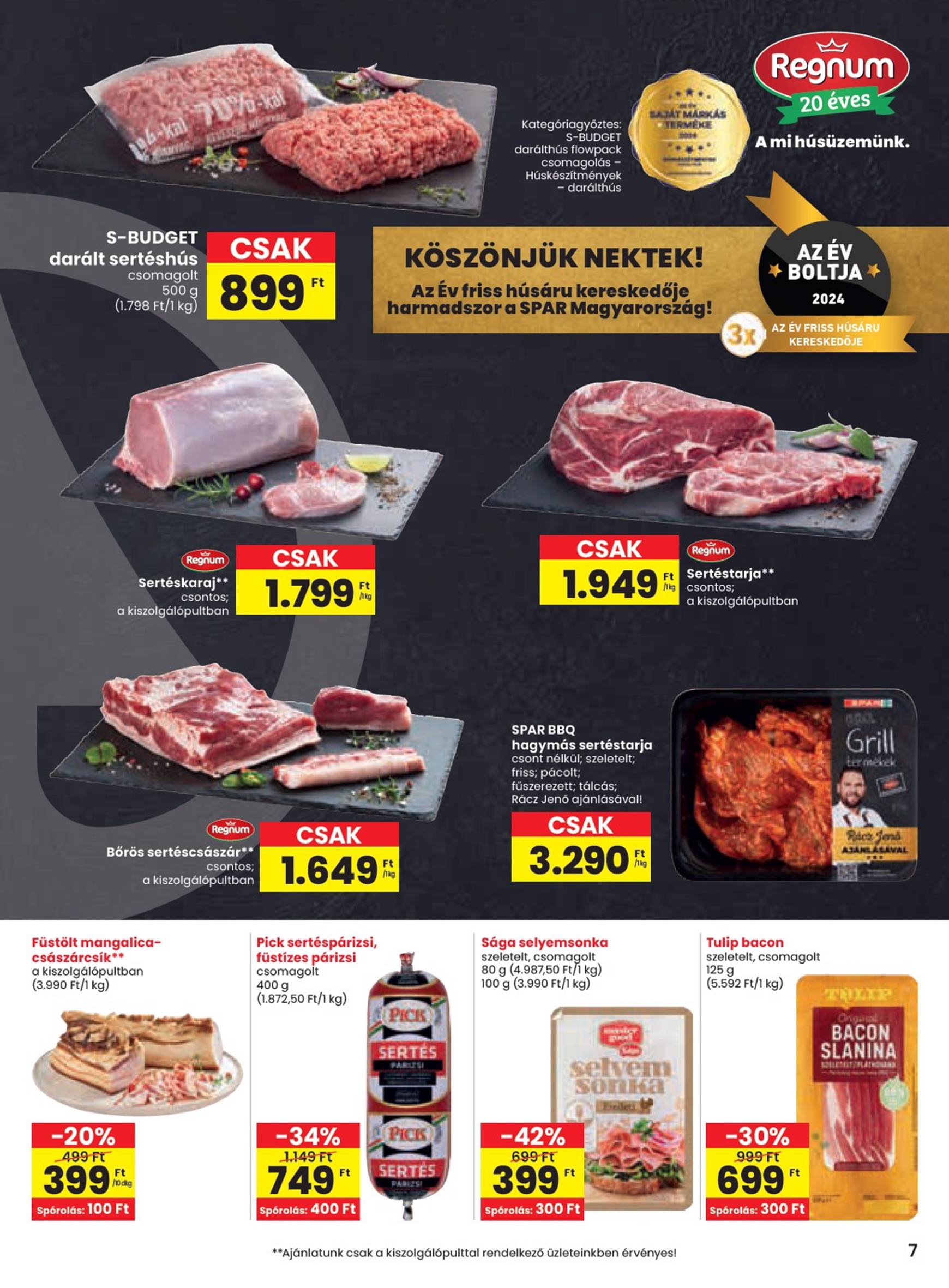 spar - Aktuális újság SPAR 09.12. - 09.18. - page: 7