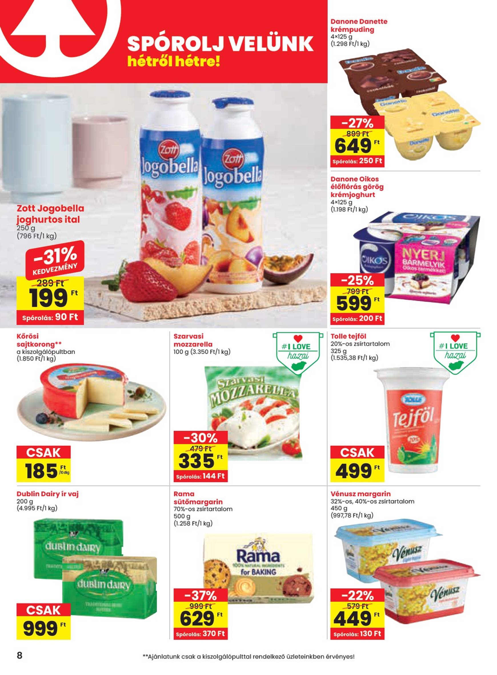 spar - Aktuális újság SPAR 09.12. - 09.18. - page: 8