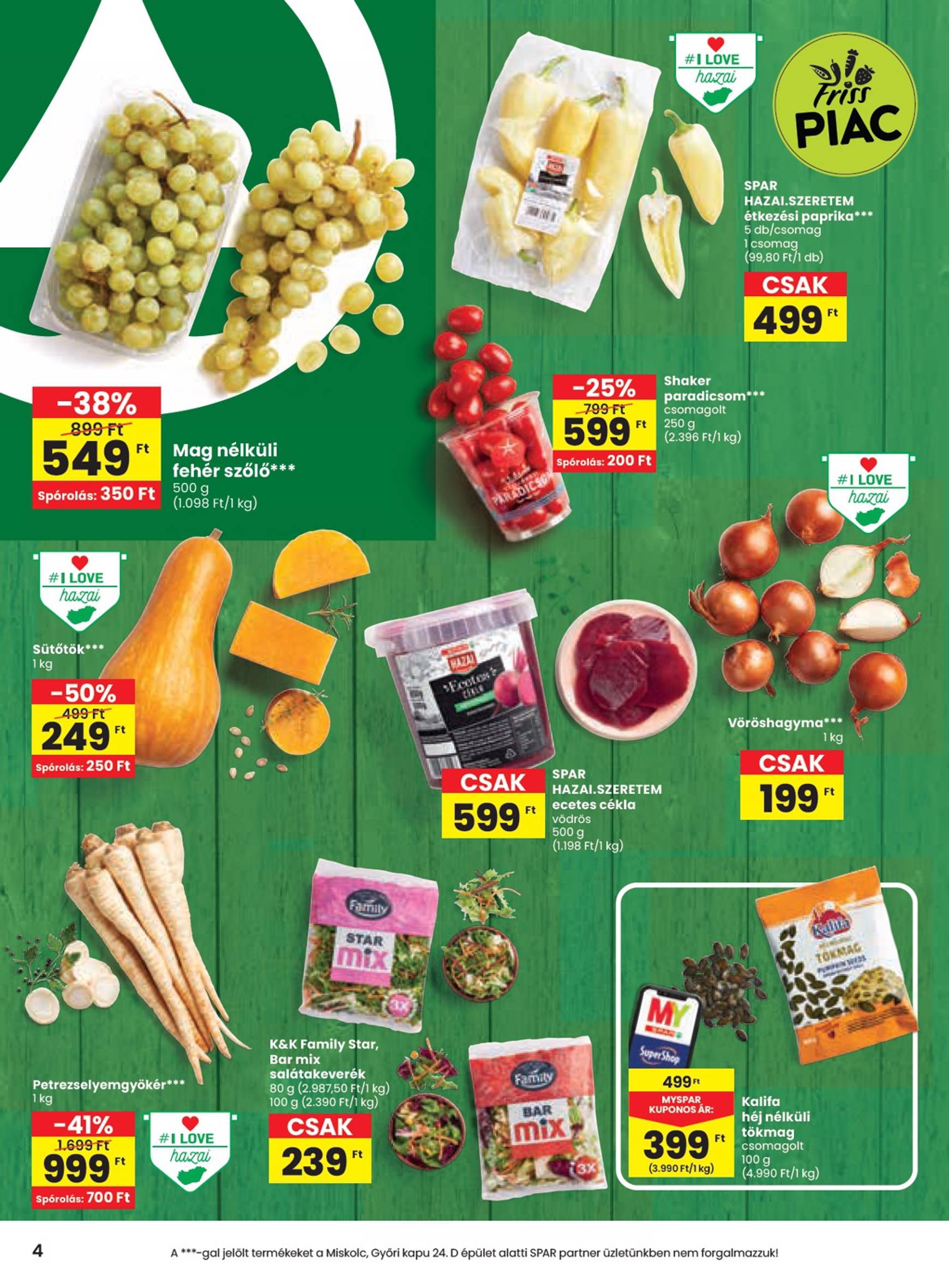 spar - Aktuális újság SPAR 09.12. - 09.18. - page: 4