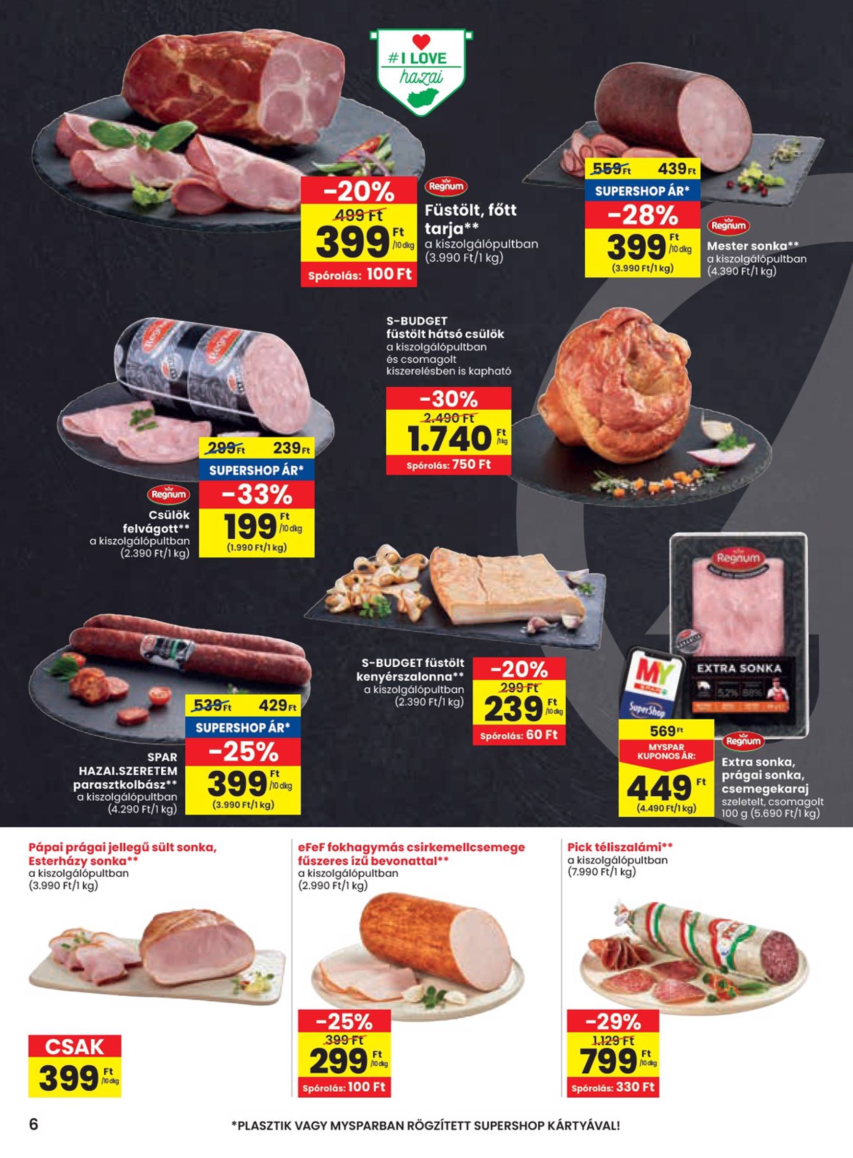 spar - Aktuális újság SPAR 09.12. - 09.18. - page: 6