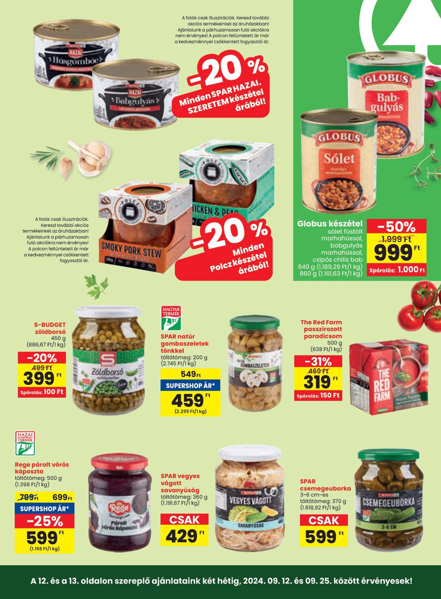 spar - Aktuális újság SPAR 09.12. - 09.18. - page: 13