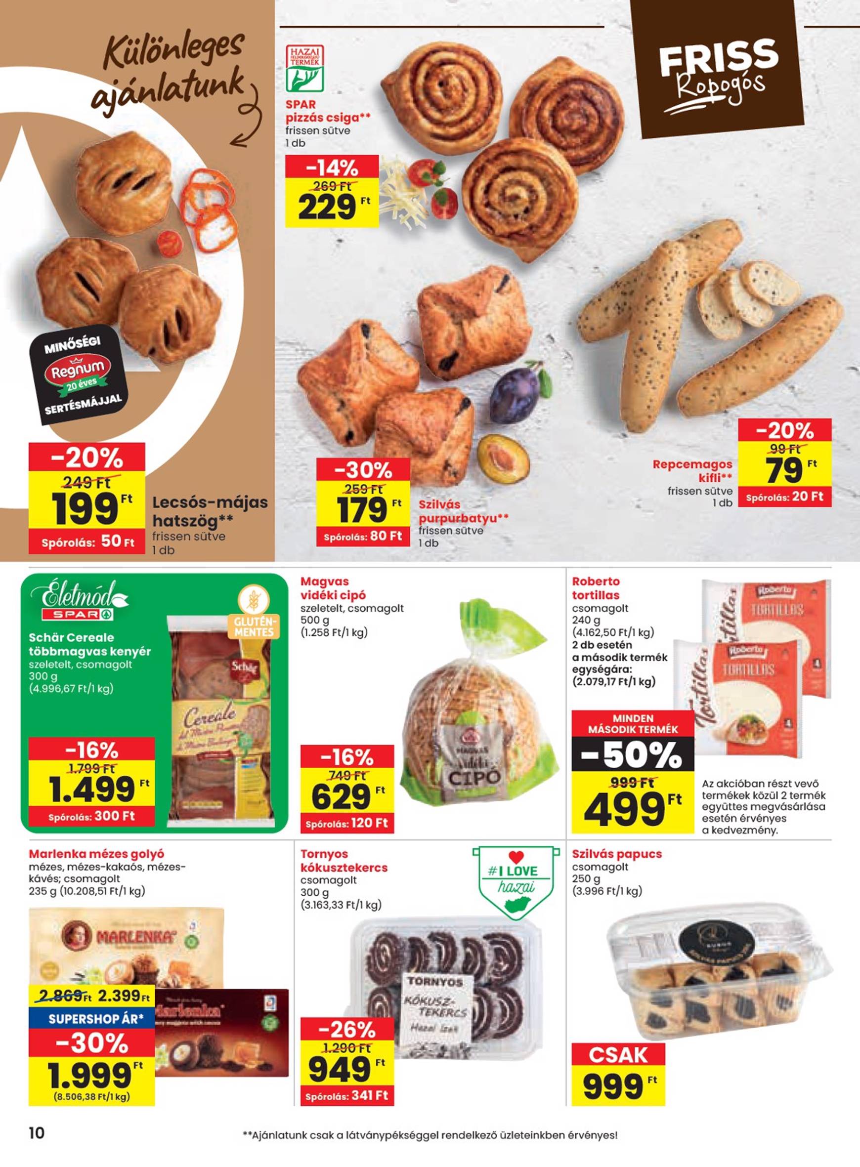 spar - Aktuális újság SPAR 09.12. - 09.18. - page: 10