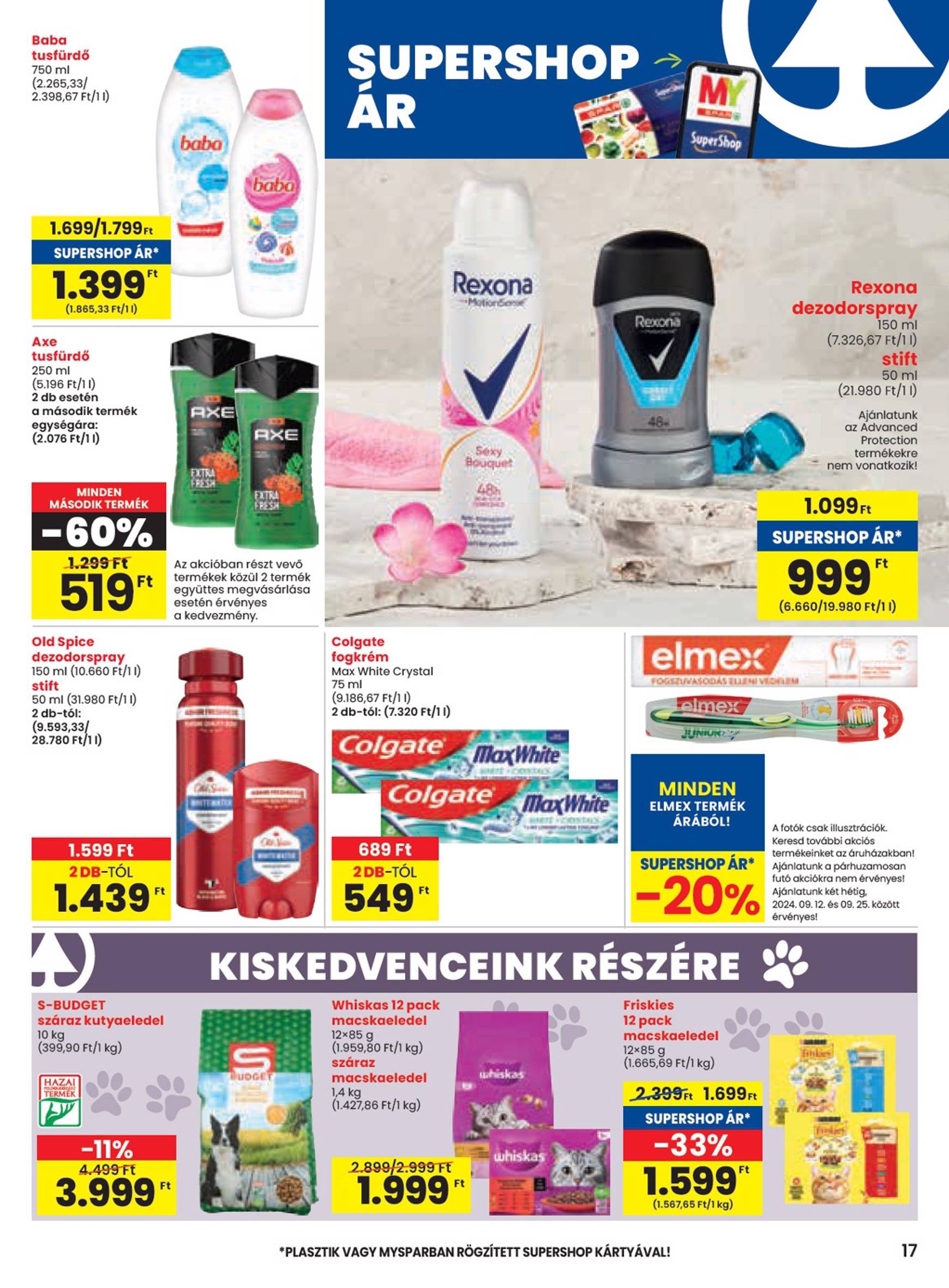 spar - Aktuális újság SPAR 09.12. - 09.18. - page: 17