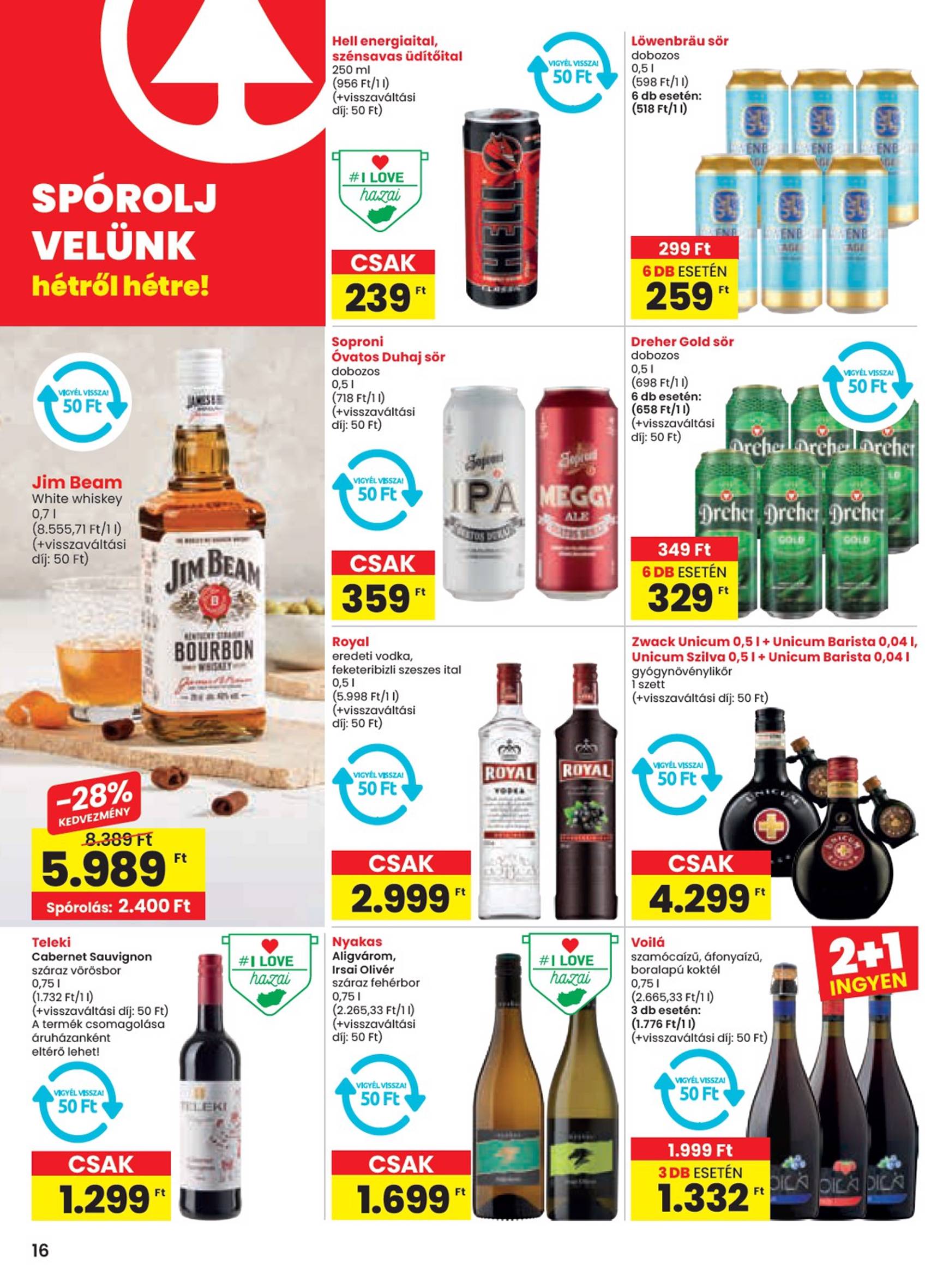 spar - Aktuális újság SPAR 09.12. - 09.18. - page: 16