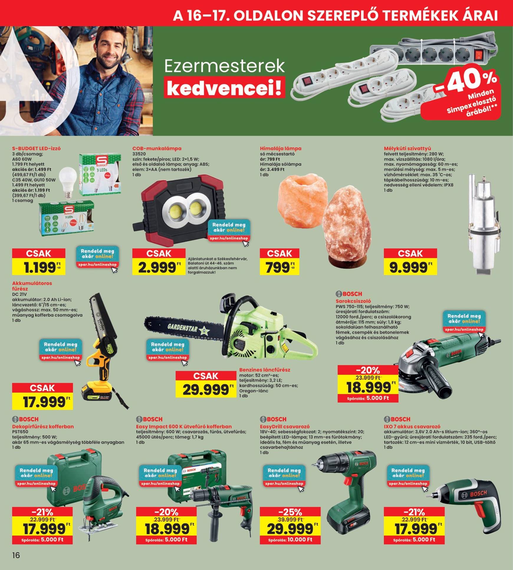 spar - Aktuális újság INTERSPAR 10.10. - 10.16. - page: 16