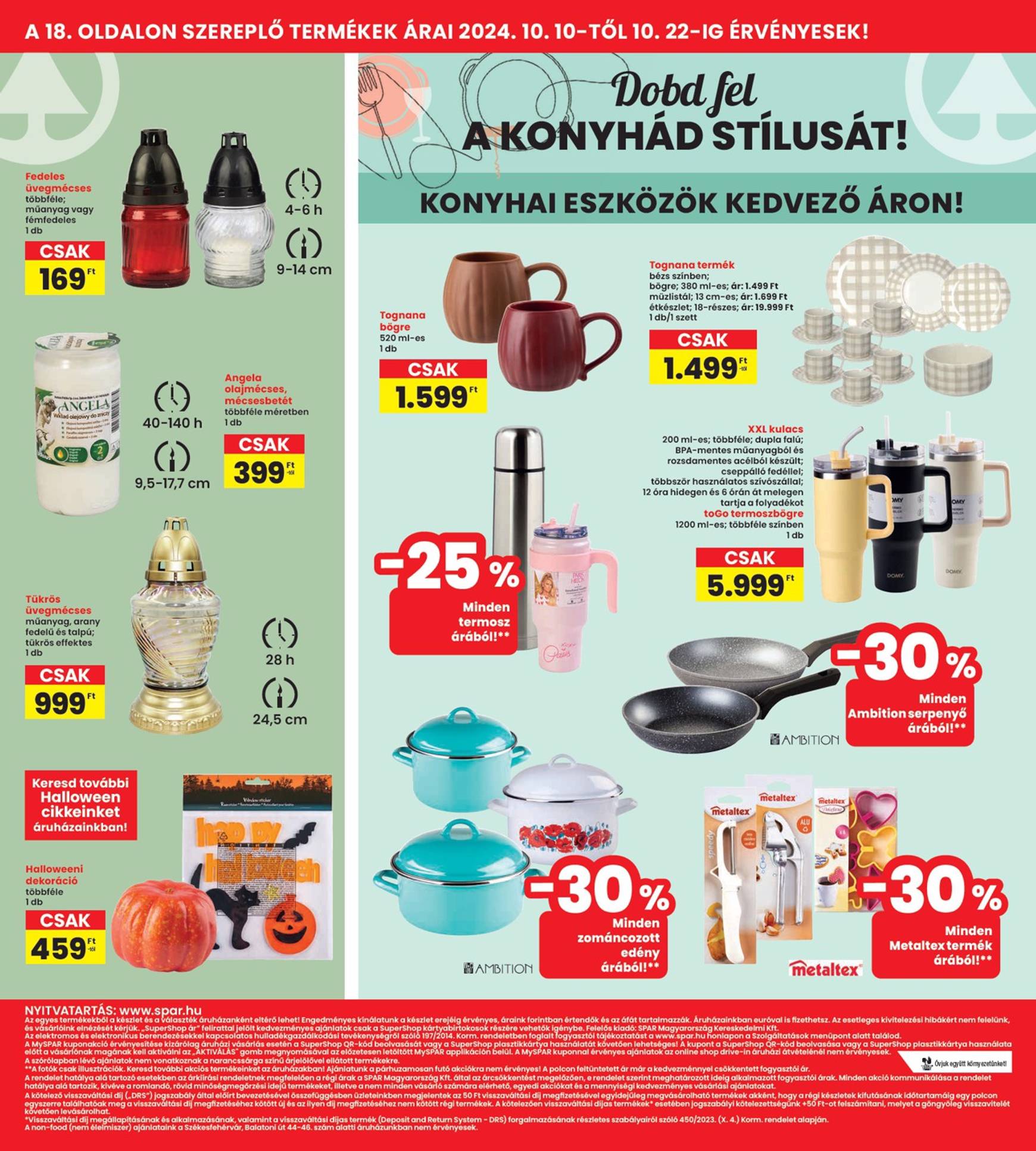 spar - Aktuális újság INTERSPAR 10.10. - 10.16. - page: 18