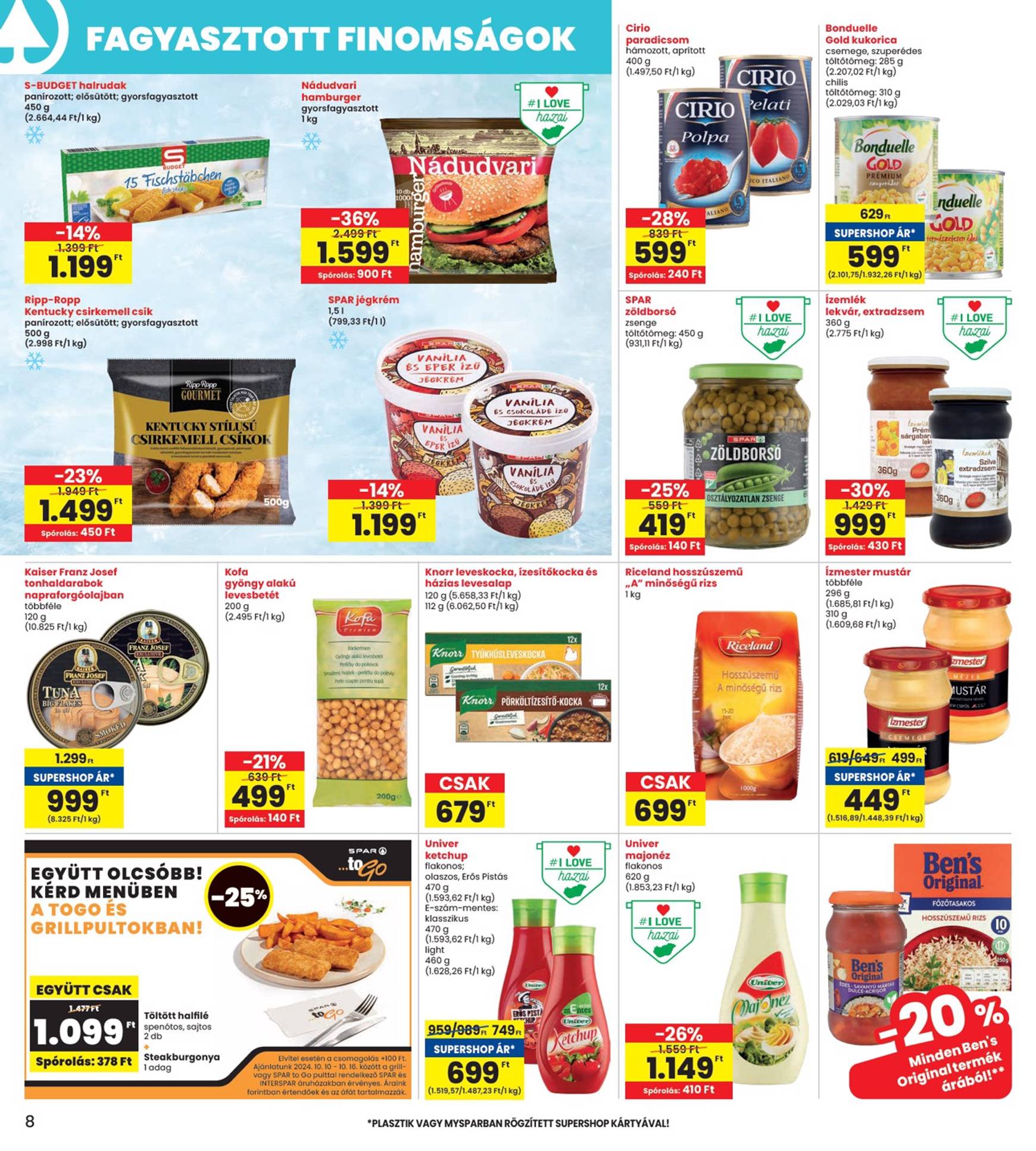 spar - Aktuális újság INTERSPAR 10.10. - 10.16. - page: 8