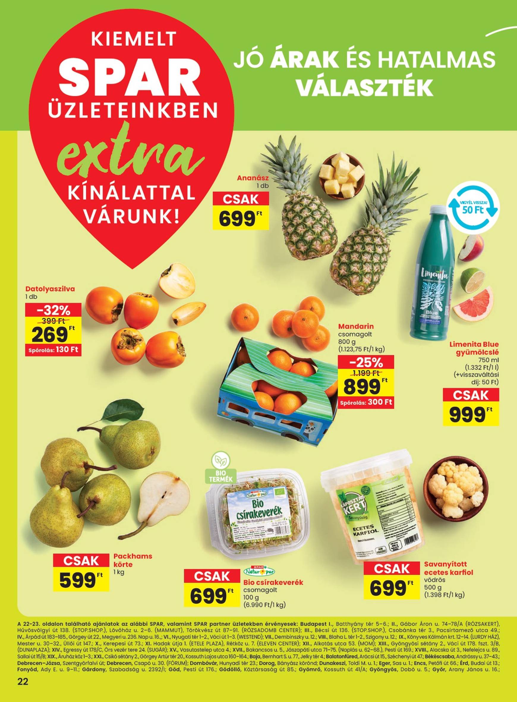 spar - SPAR - Extra akciós újság, érvényes 10.17. - 10.23. - page: 3