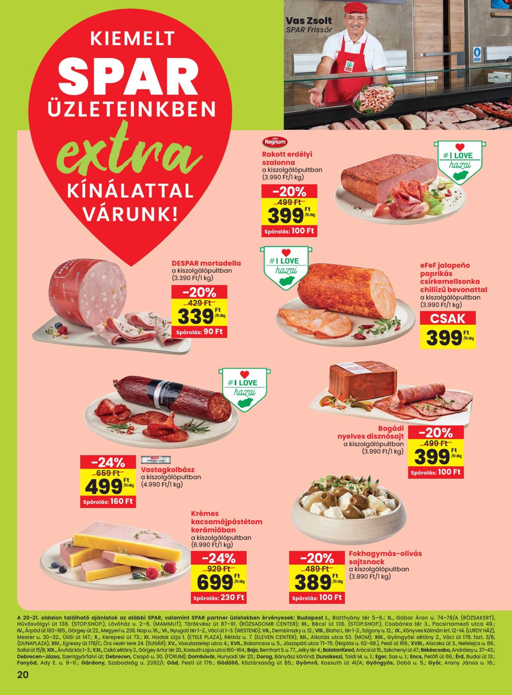 spar - SPAR - Extra akciós újság, érvényes 10.17. - 10.23.