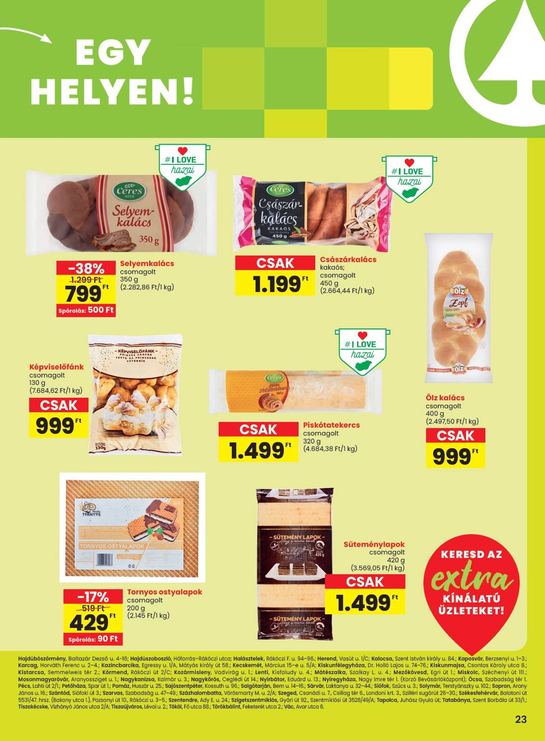 spar - SPAR - Extra akciós újság, érvényes 10.17. - 10.23. - page: 4