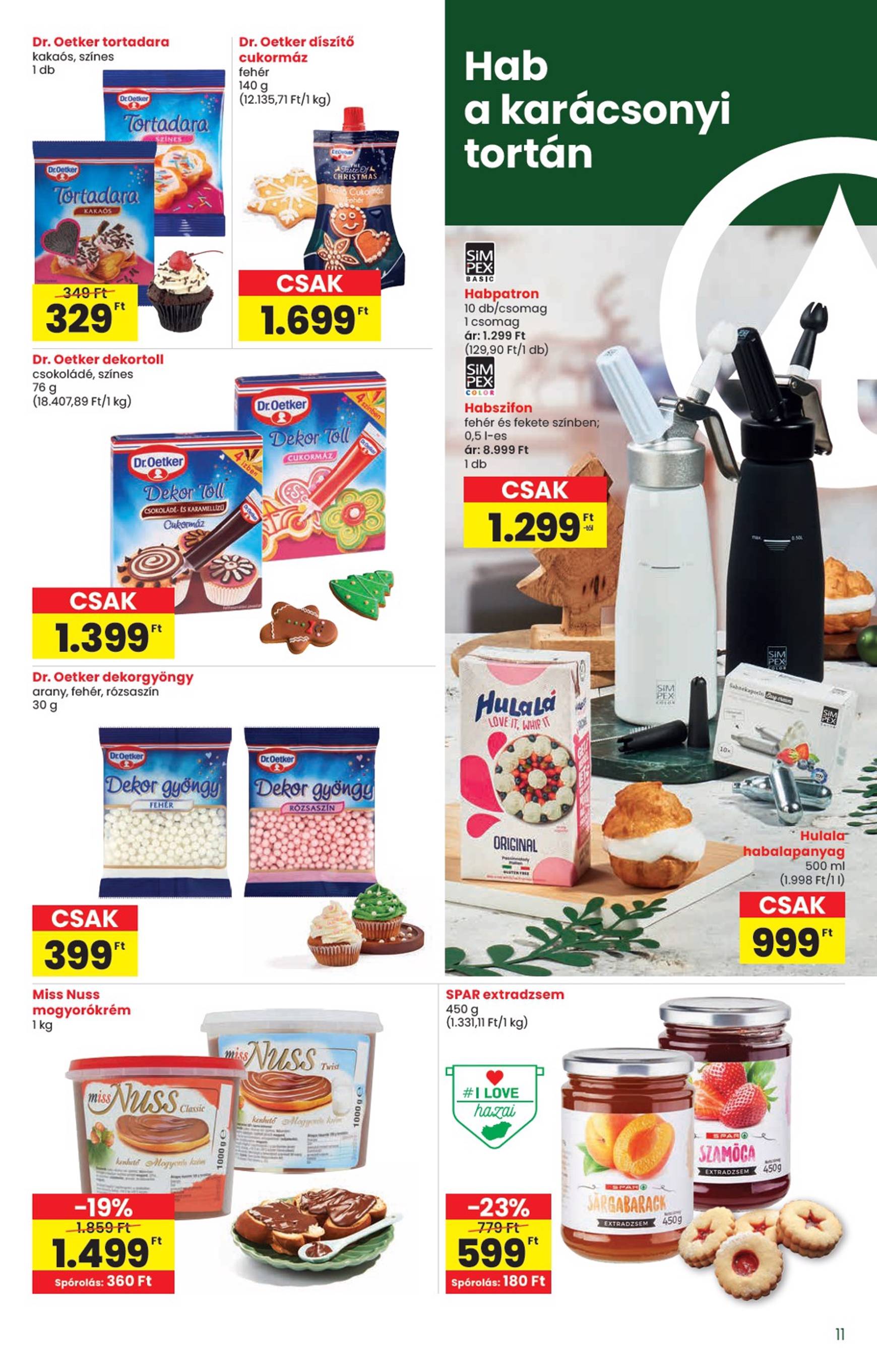 spar - INTERSPAR - Ajándék katalógus akciós újság, érvényes 10.16. - 11.13. - page: 11