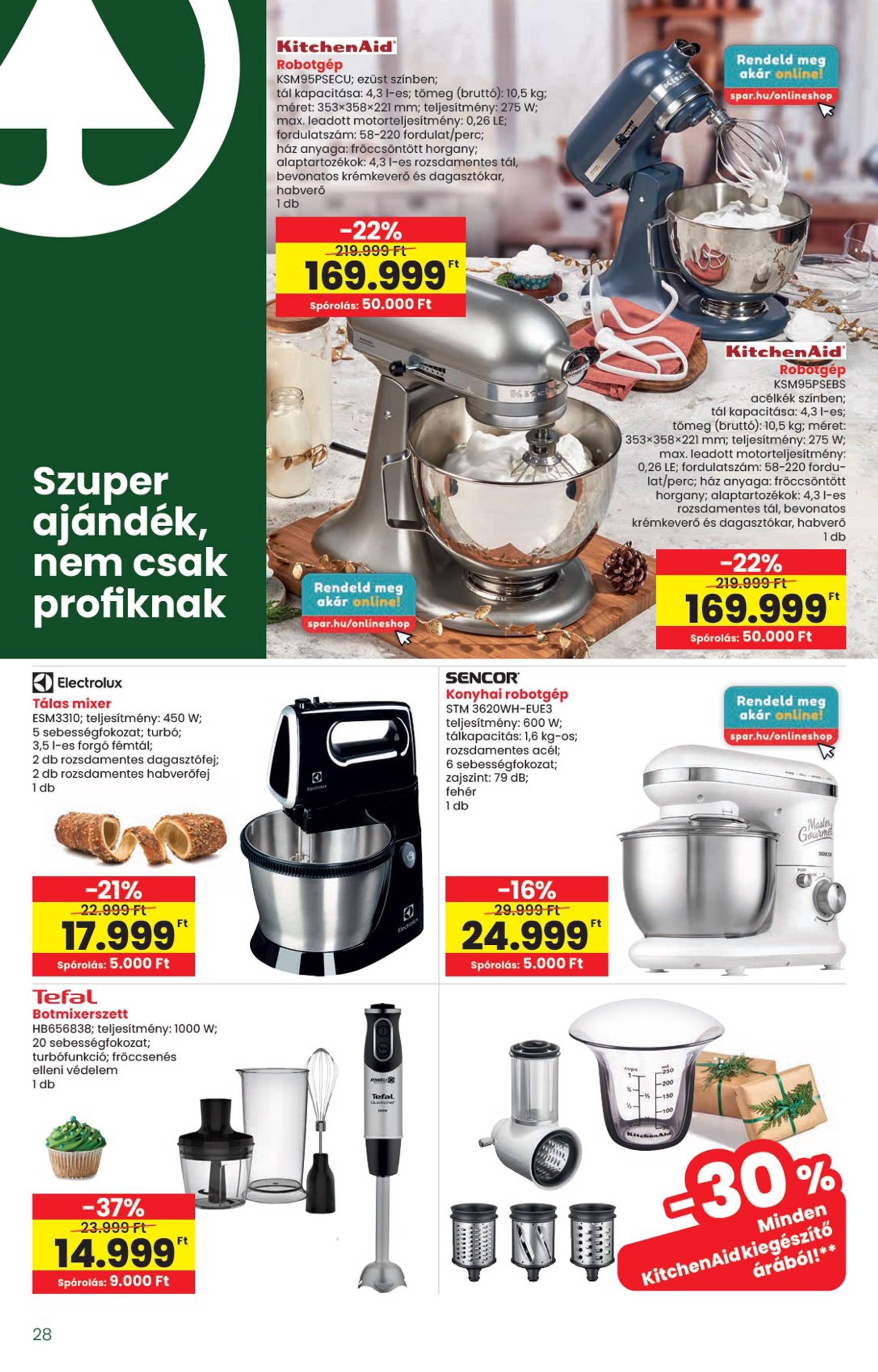 spar - INTERSPAR - Ajándék katalógus akciós újság, érvényes 10.16. - 11.13. - page: 28