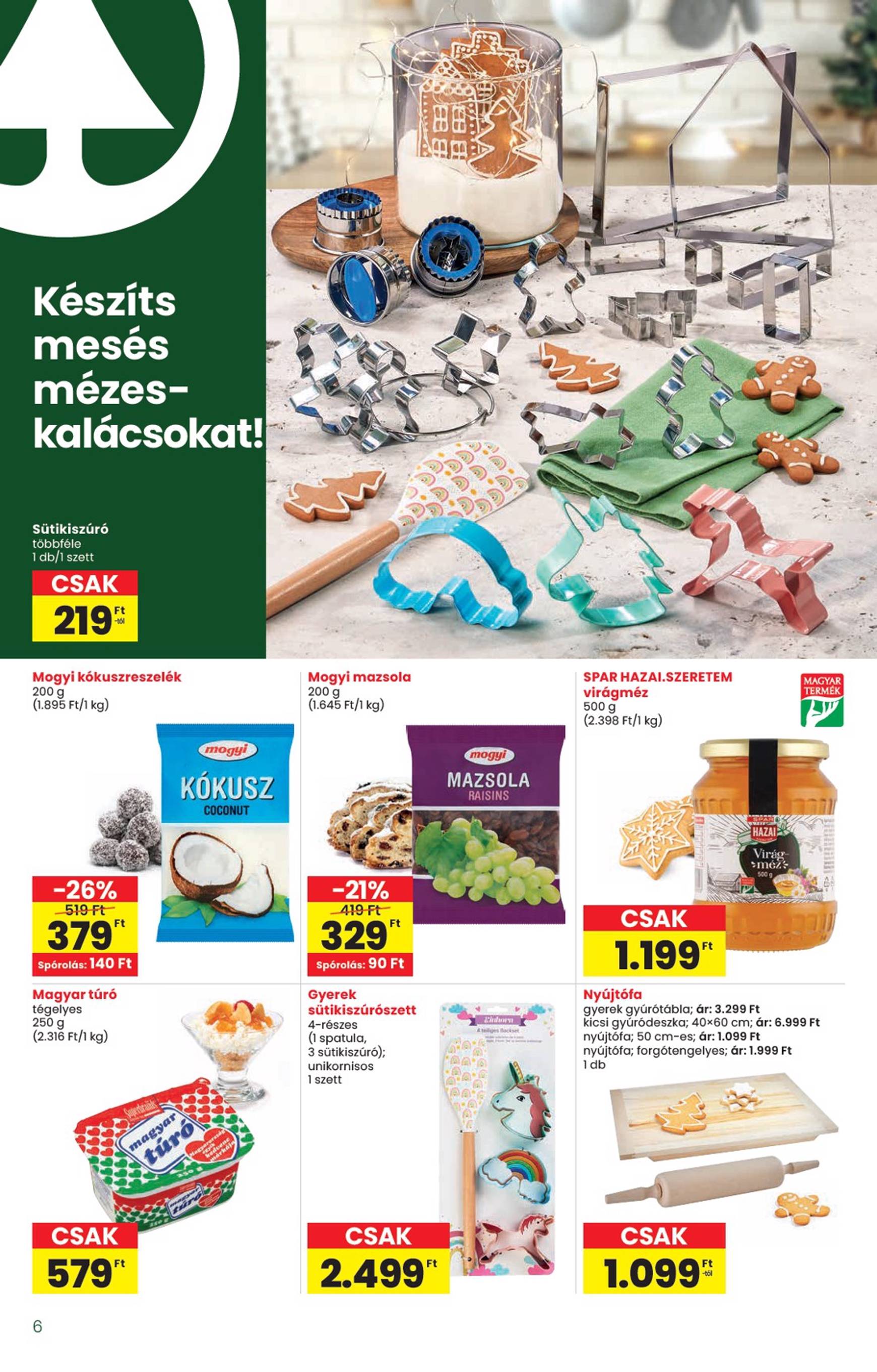 spar - INTERSPAR - Ajándék katalógus akciós újság, érvényes 10.16. - 11.13. - page: 6