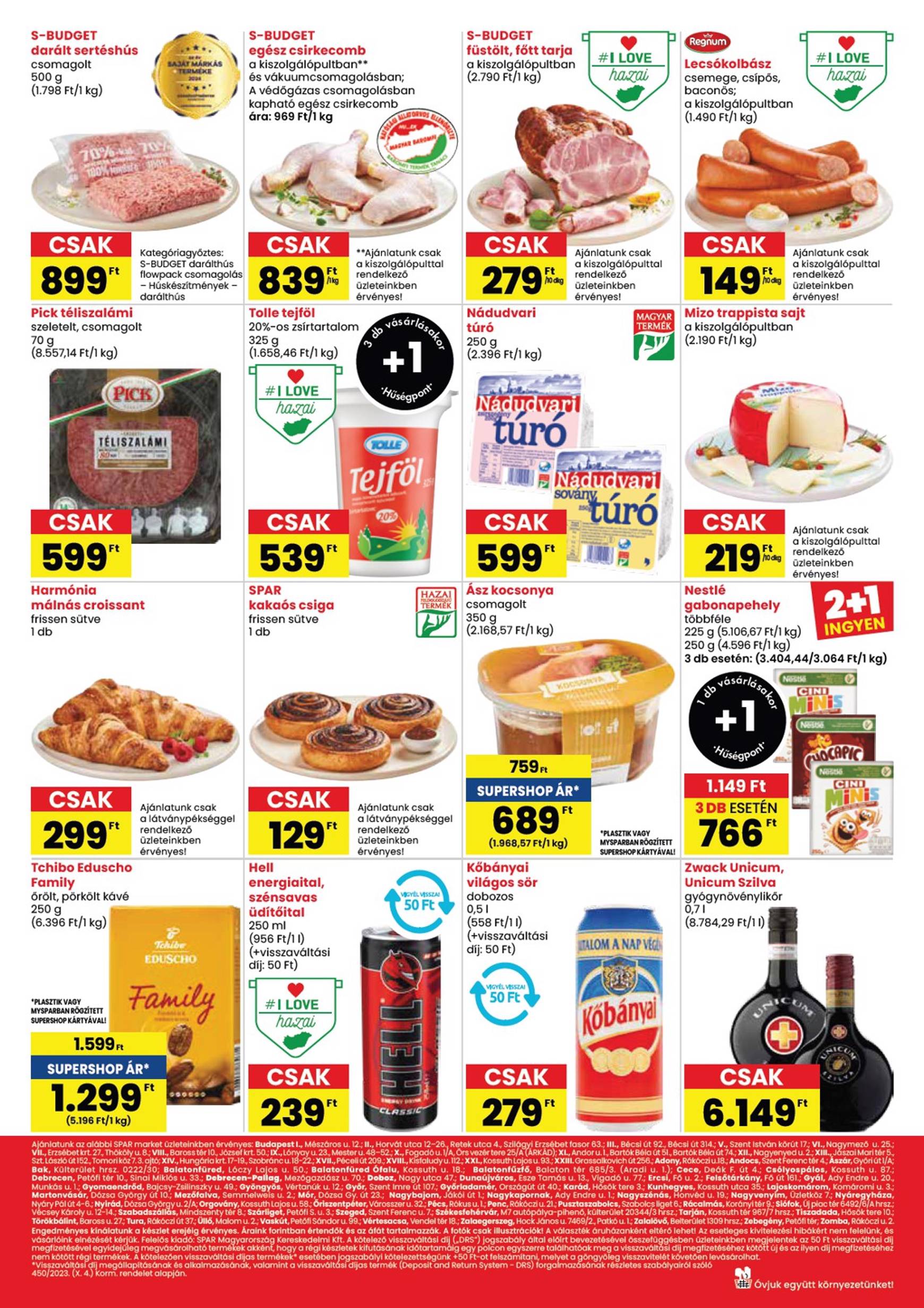 spar - SPAR - Market akciós újság, érvényes 10.24. - 10.30. - page: 2