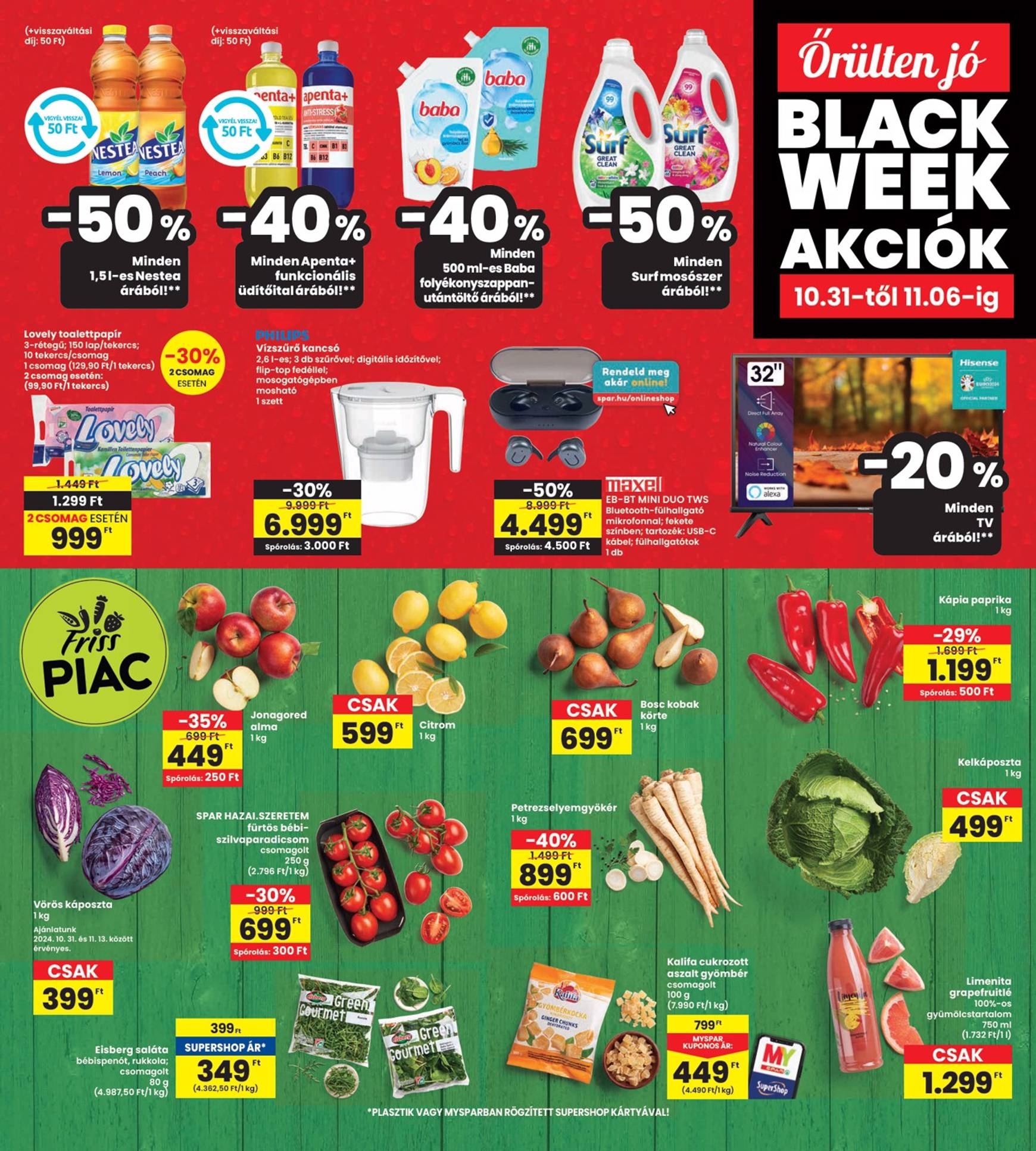 spar - INTERSPAR akciós újság, érvényes 10.31. - 11.06. - page: 20