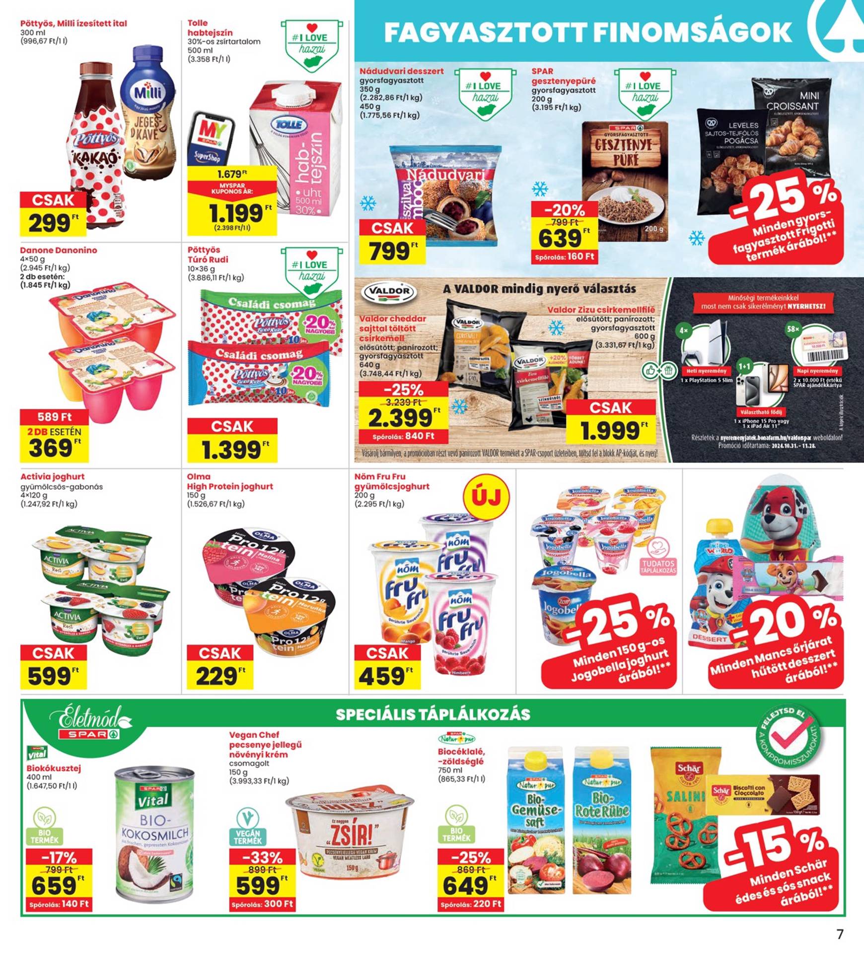 spar - INTERSPAR akciós újság, érvényes 10.31. - 11.06. - page: 7