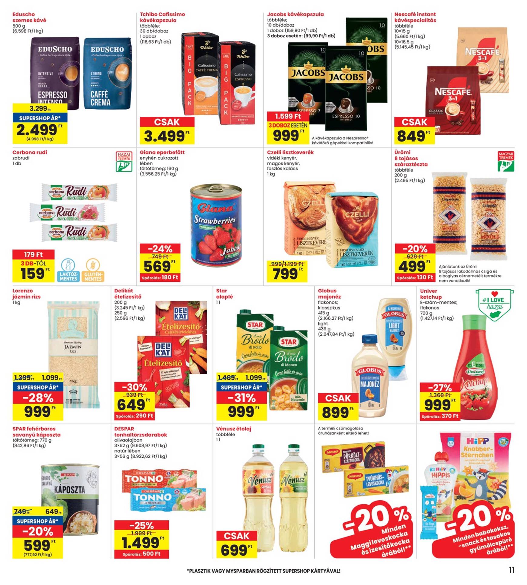 spar - INTERSPAR akciós újság, érvényes 10.31. - 11.06. - page: 11