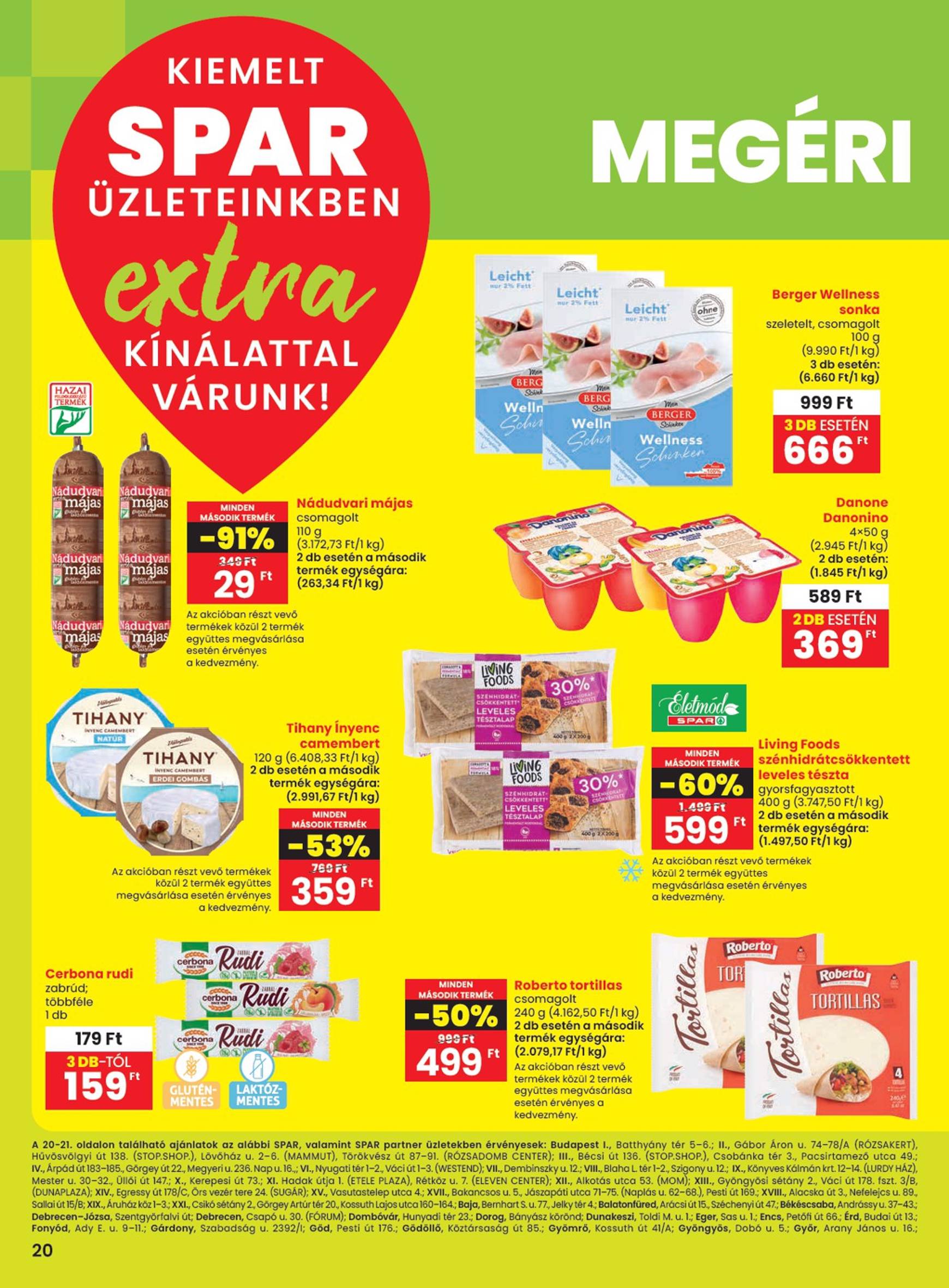 spar - SPAR - Extra akciós újság, érvényes 10.31. - 11.06.