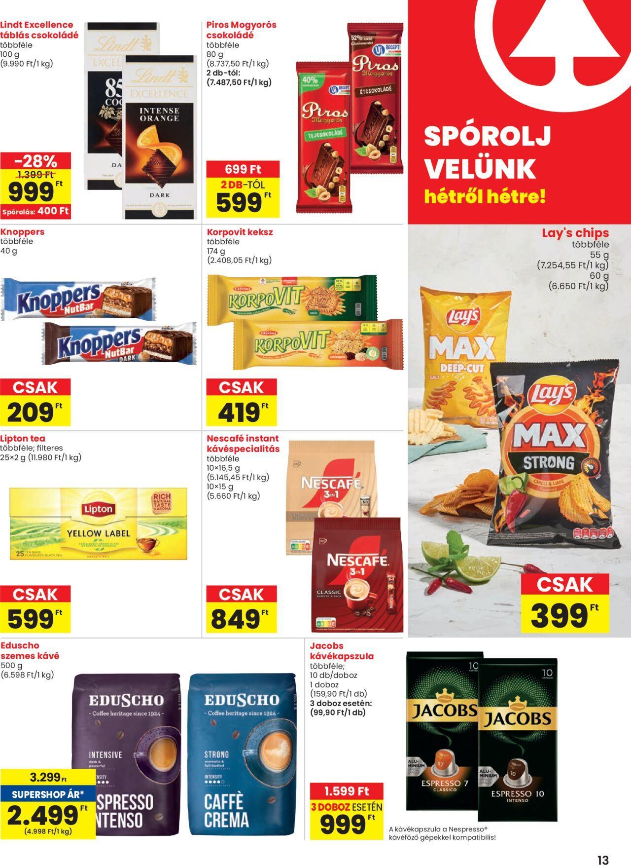 spar - Akciós újság új Spar 2024.10.31. - 2024.11.06. - page: 13