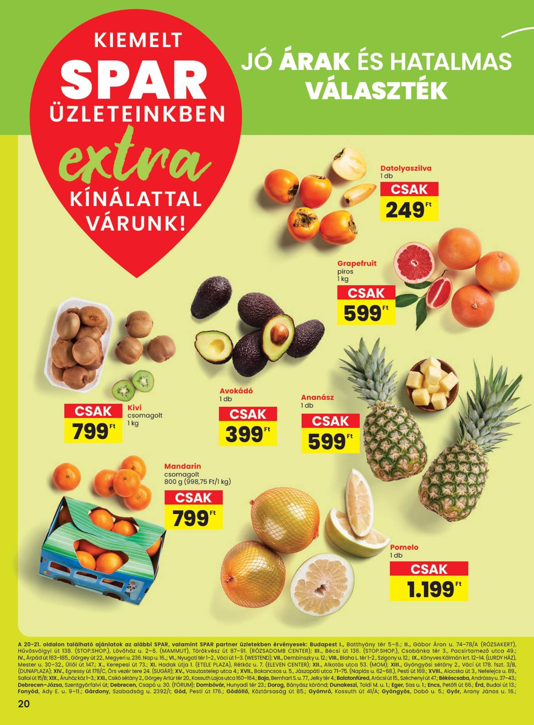 spar - SPAR - Extra akciós újság, érvényes 11.07. - 11.13.