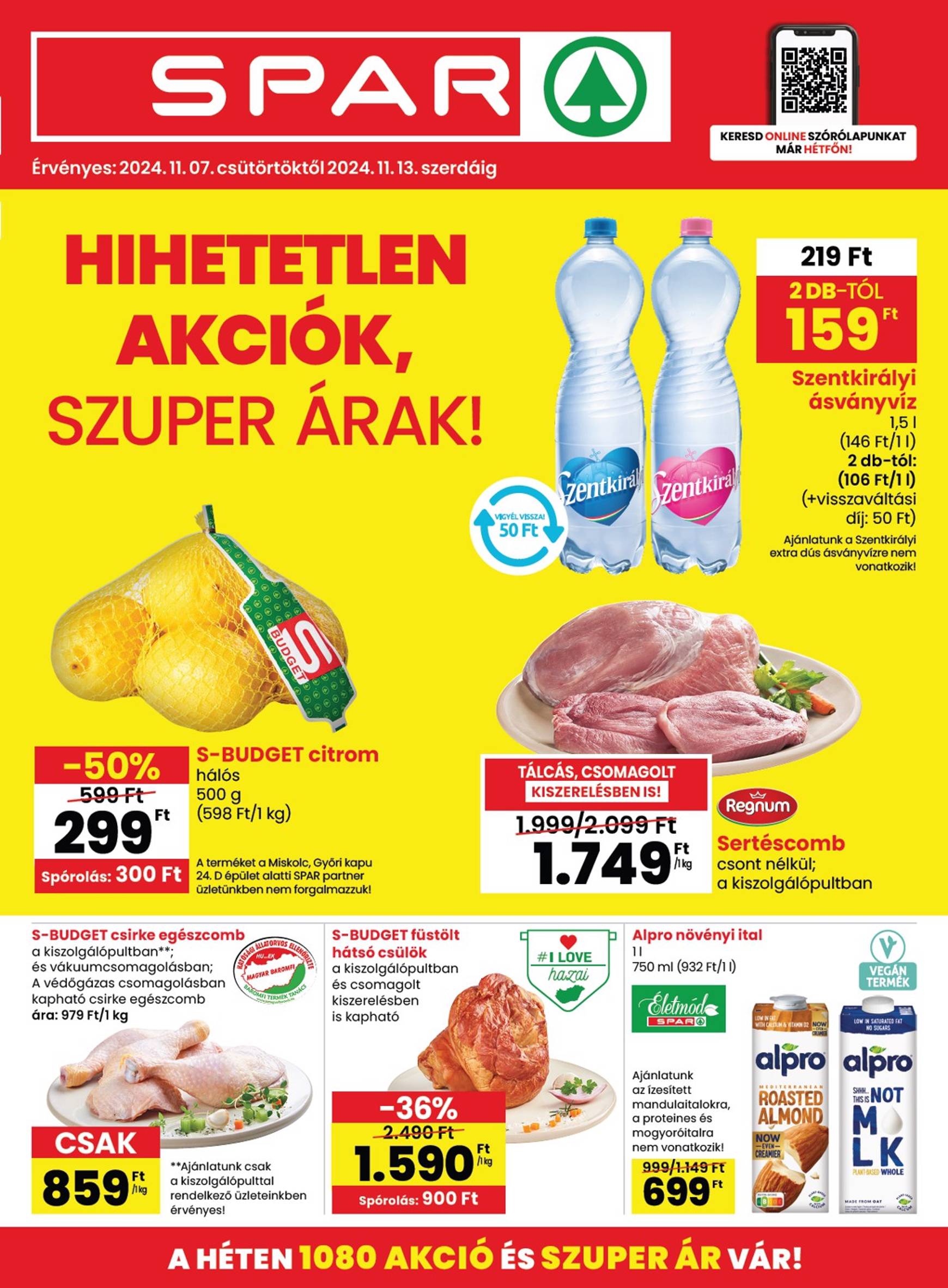 spar - SPAR akciós újság, érvényes 11.07. - 11.13.