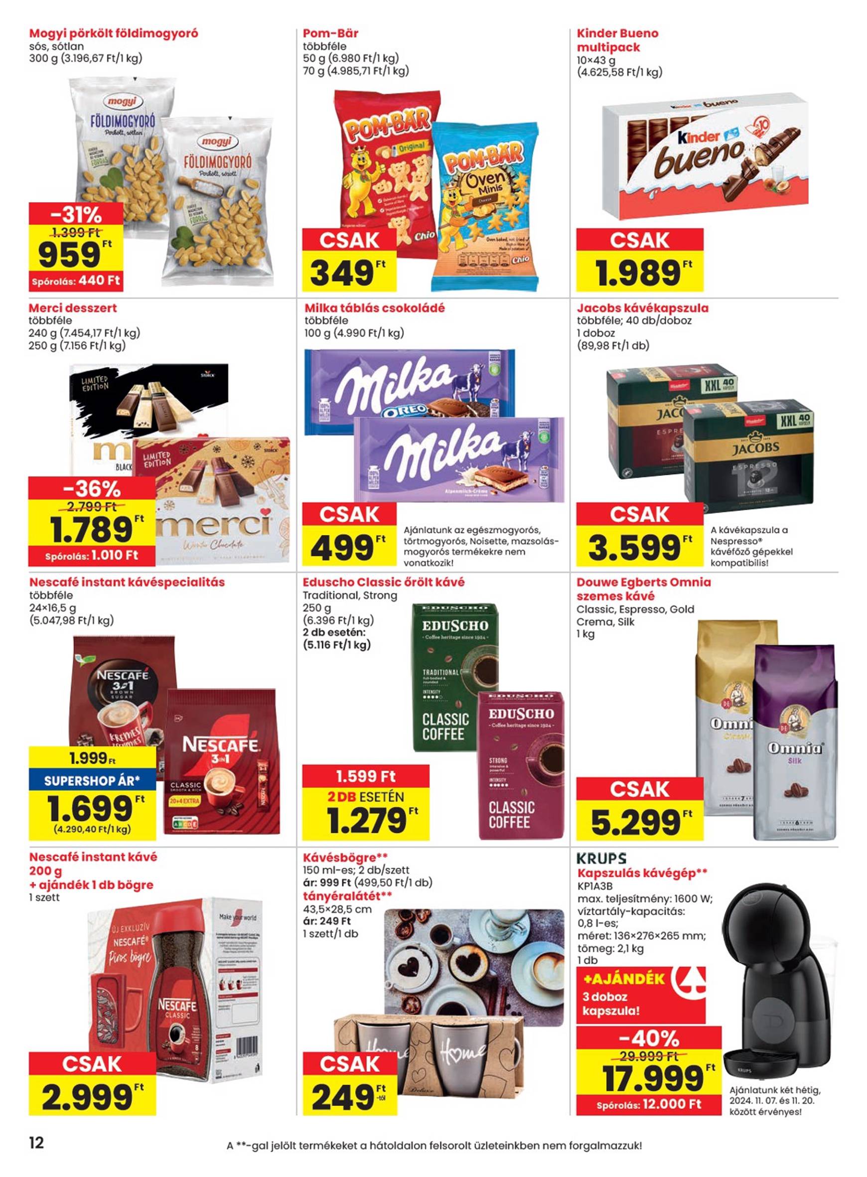 spar - SPAR akciós újság, érvényes 11.07. - 11.13. - page: 12