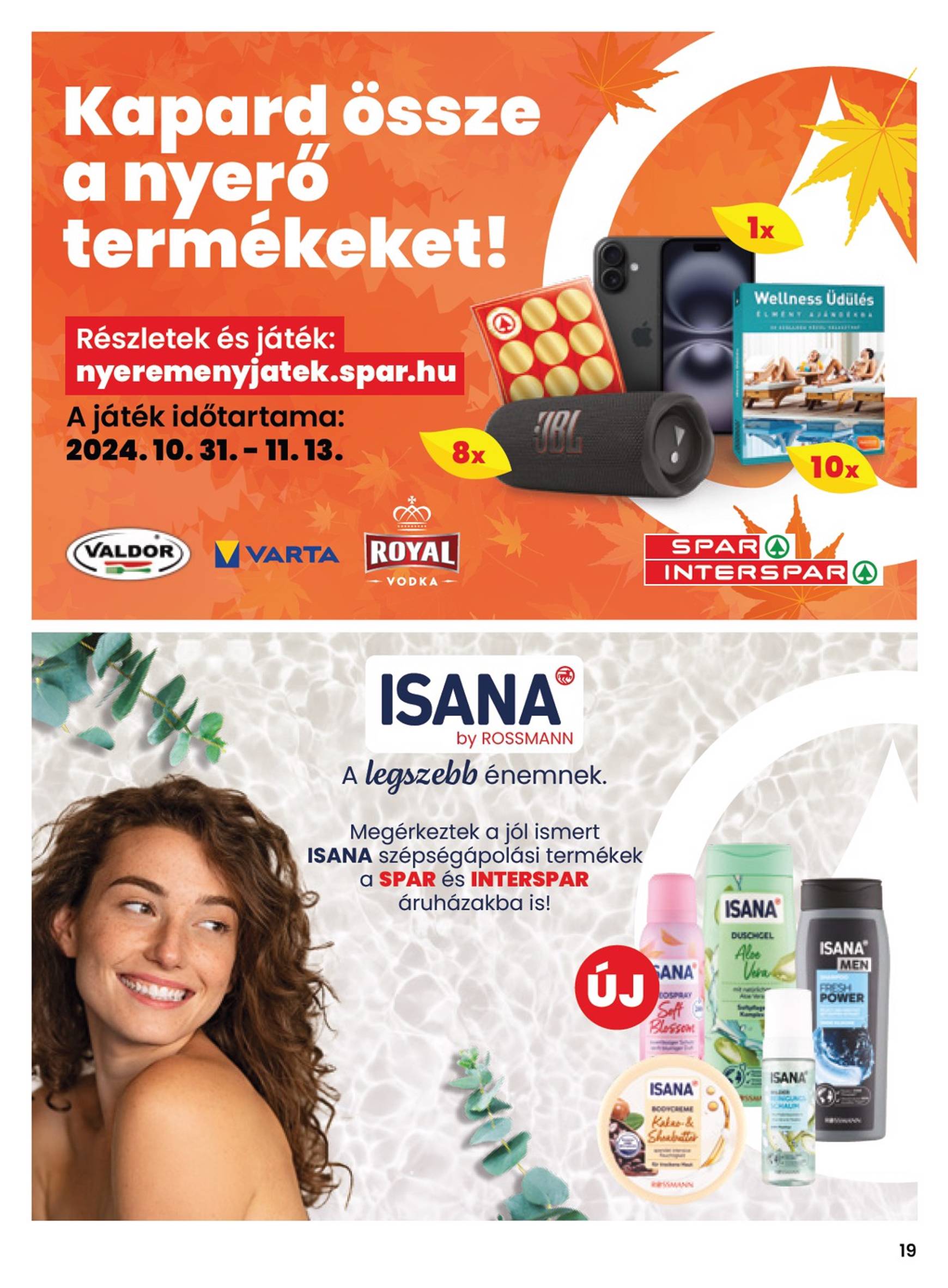 spar - SPAR akciós újság, érvényes 11.07. - 11.13. - page: 19