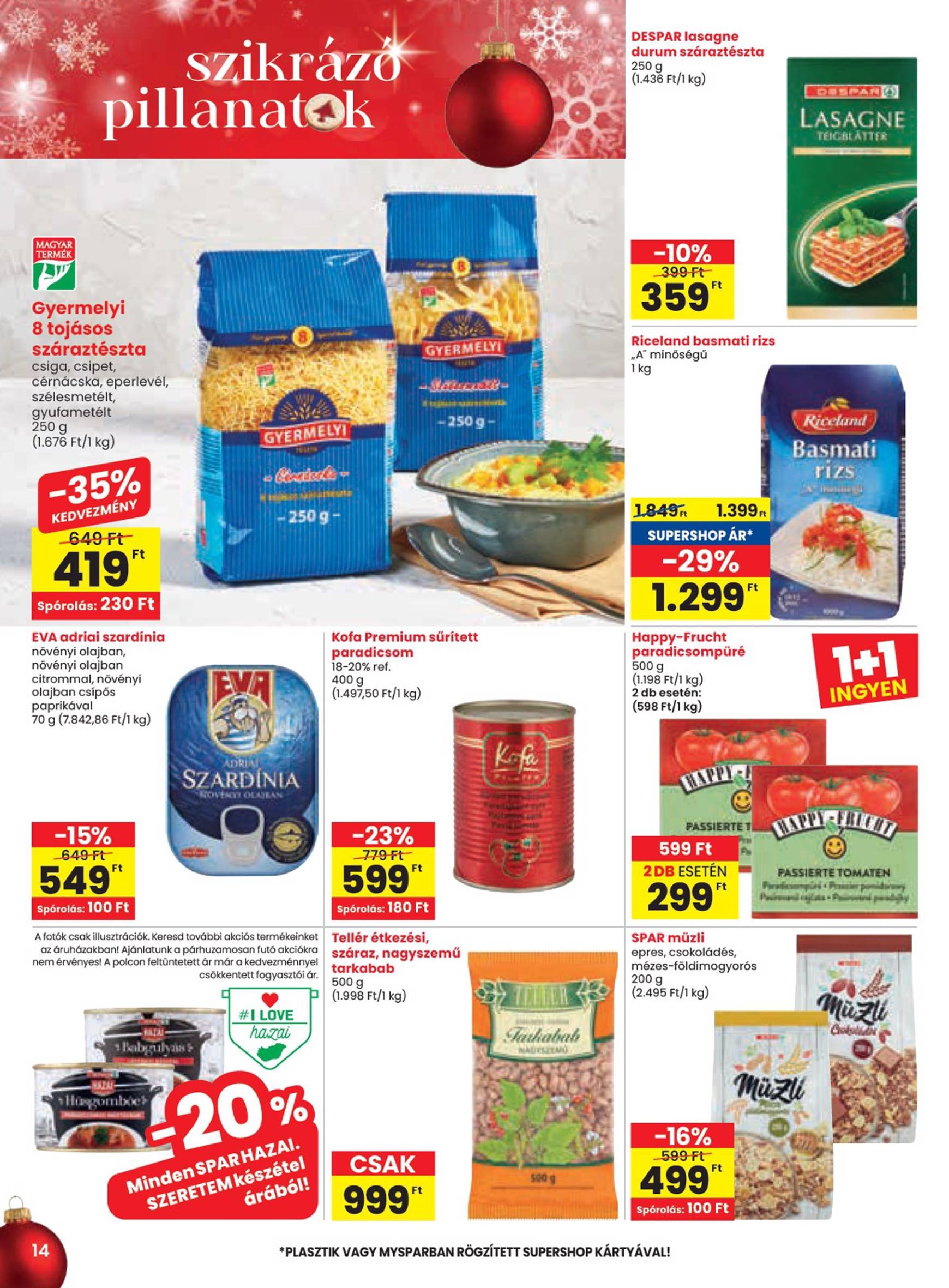 spar - SPAR akciós újság, érvényes 12.05. - 12.11. - page: 14