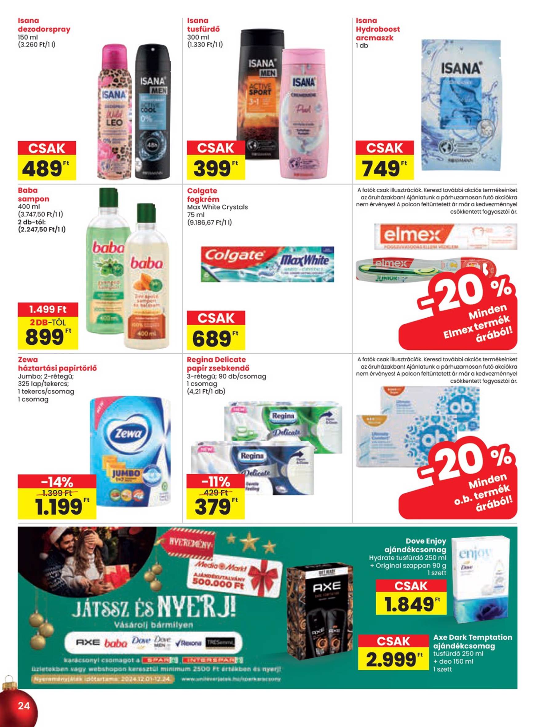 spar - SPAR akciós újság, érvényes 12.05. - 12.11. - page: 24