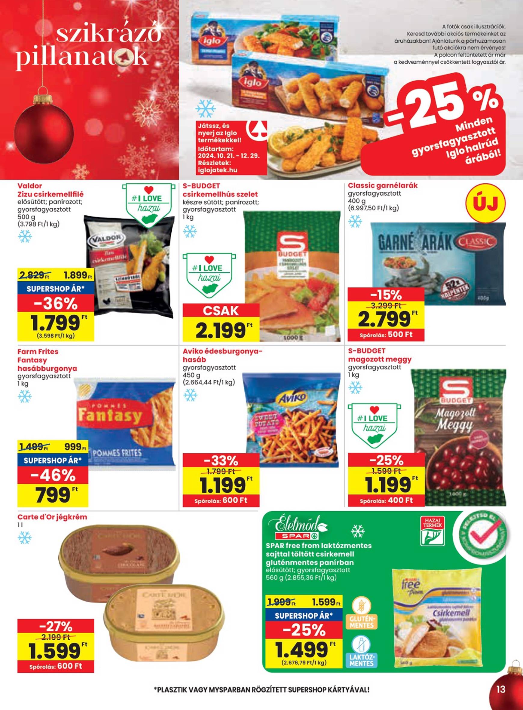 spar - SPAR akciós újság, érvényes 12.05. - 12.11. - page: 13