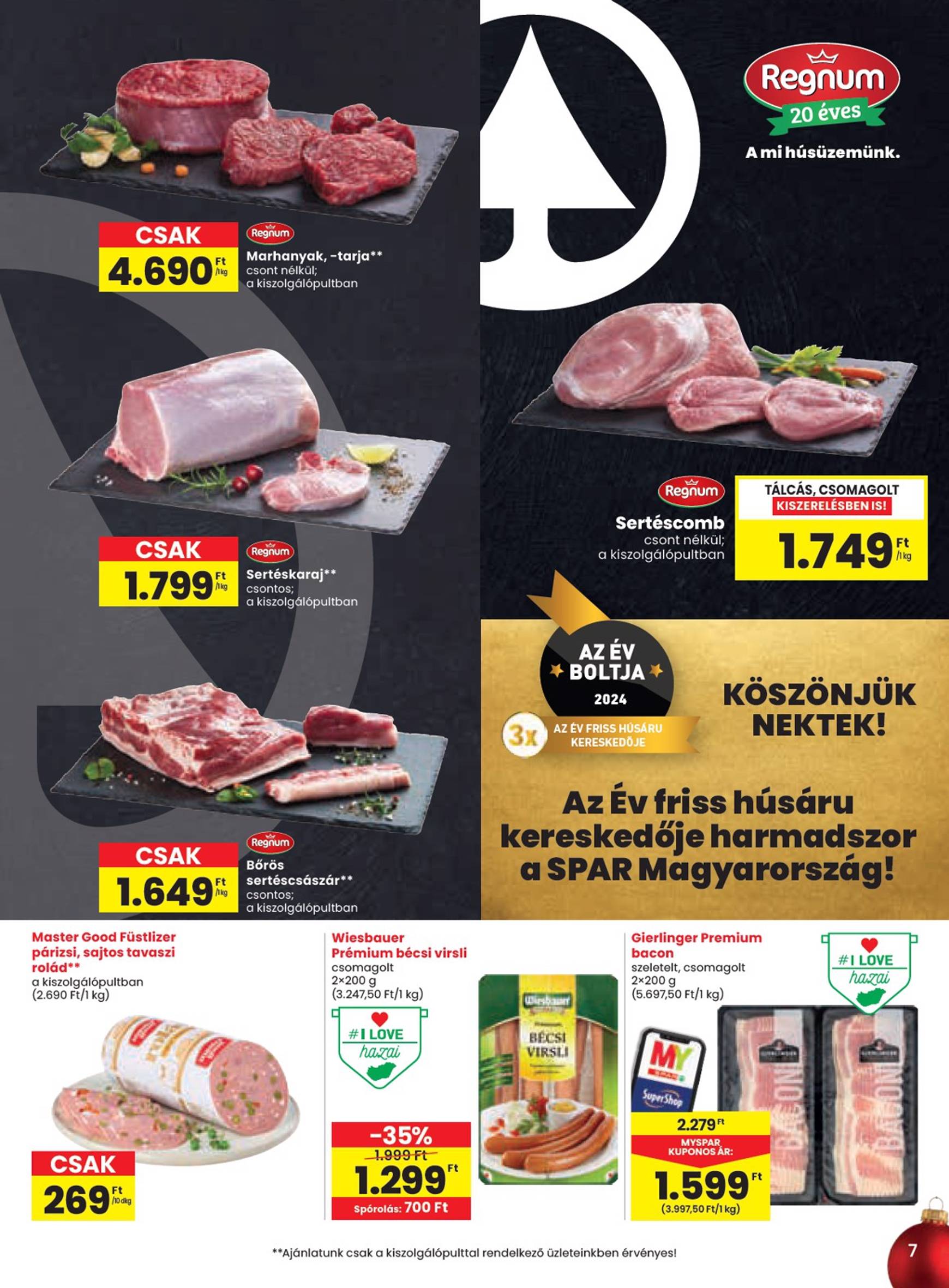 spar - SPAR akciós újság, érvényes 12.05. - 12.11. - page: 7