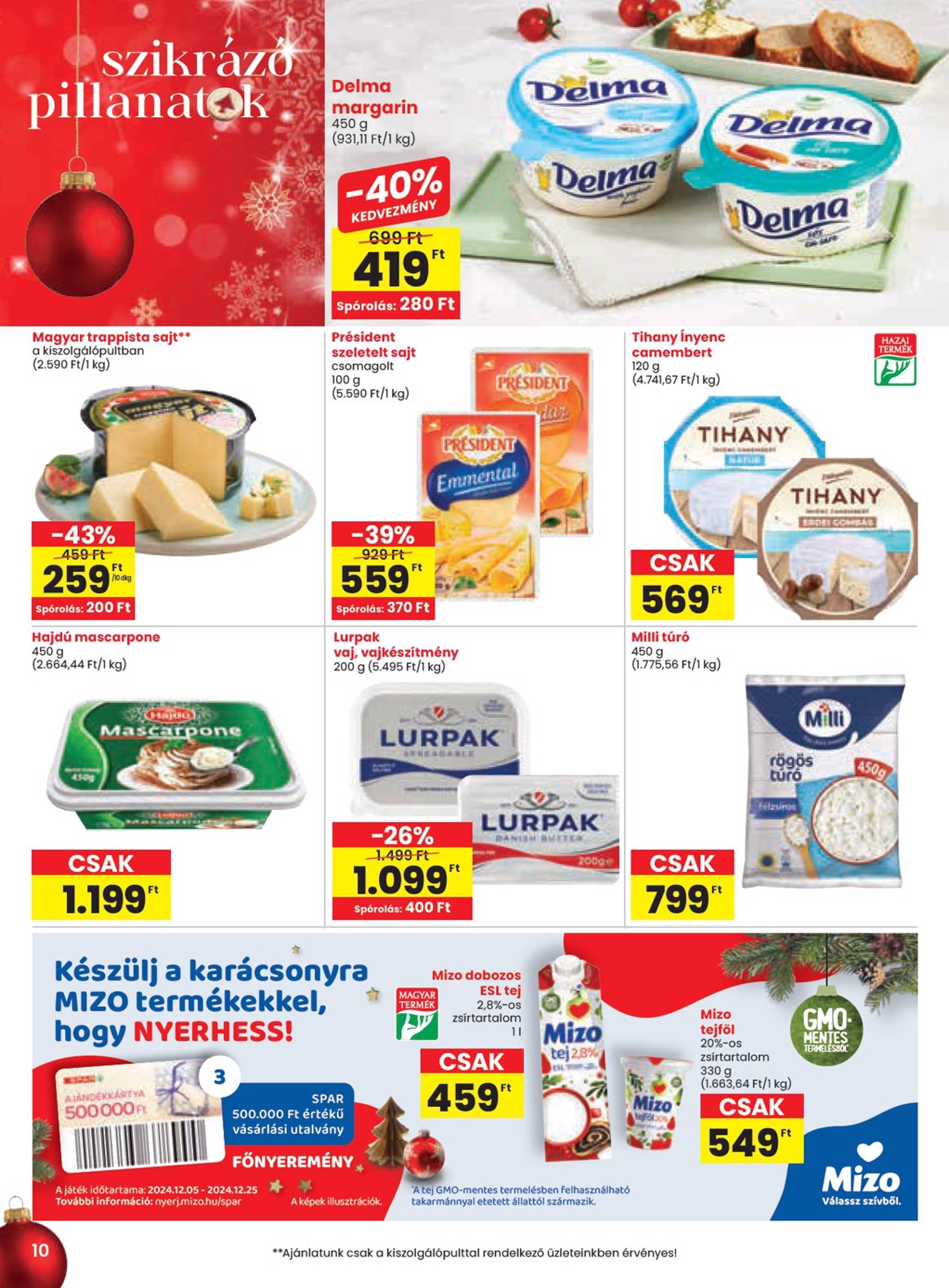 spar - SPAR akciós újság, érvényes 12.05. - 12.11. - page: 10