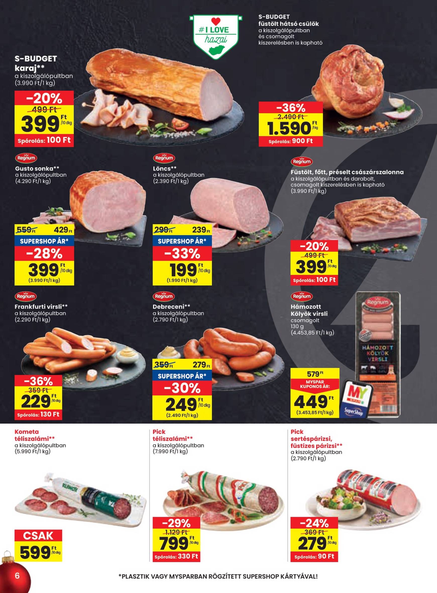 spar - SPAR akciós újság, érvényes 12.05. - 12.11. - page: 6