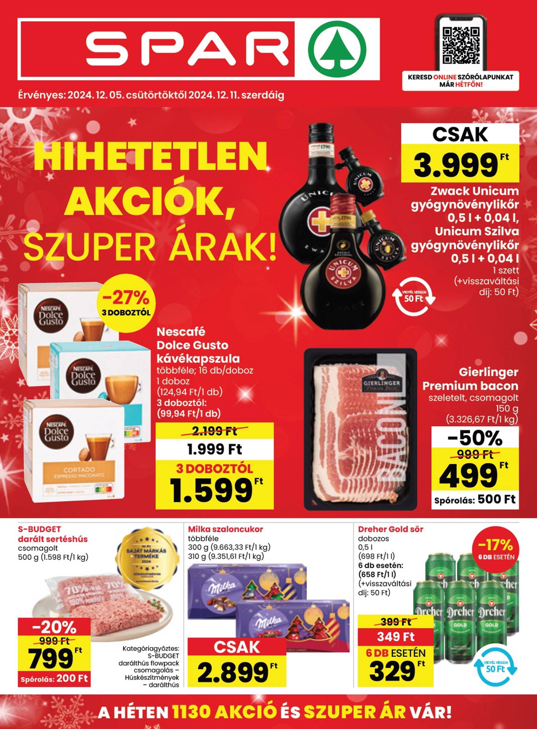 spar - SPAR akciós újság, érvényes 12.05. - 12.11.