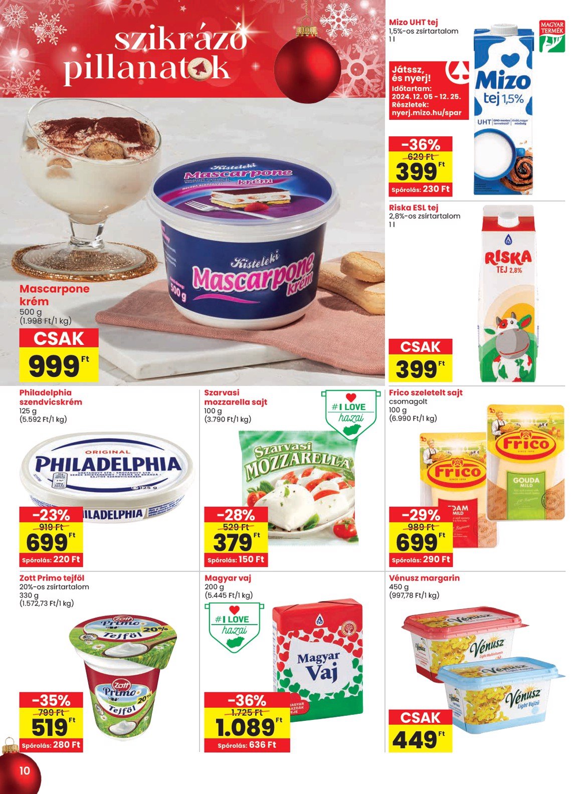 spar - SPAR akciós újság, érvényes 12.12. - 12.18. - page: 10