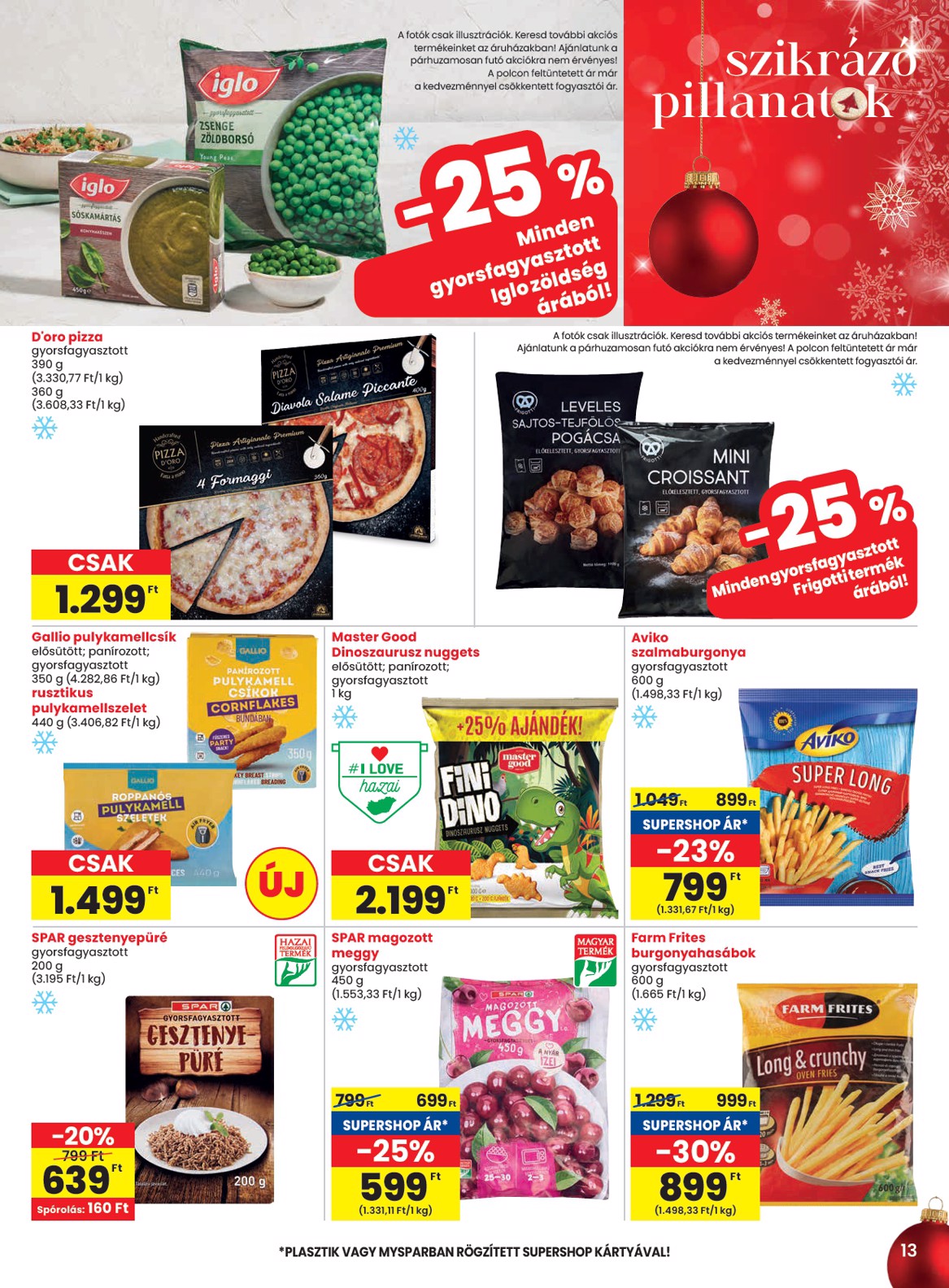 spar - SPAR akciós újság, érvényes 12.12. - 12.18. - page: 13