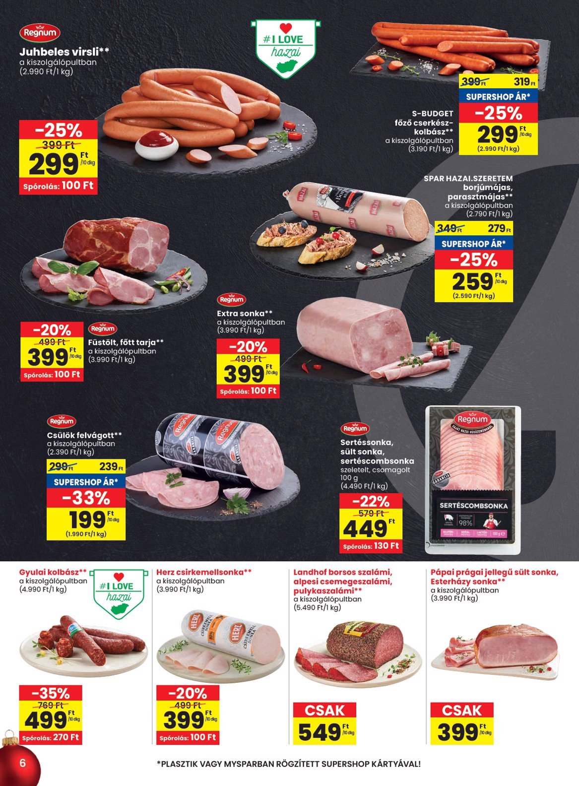 spar - SPAR akciós újság, érvényes 12.12. - 12.18. - page: 6