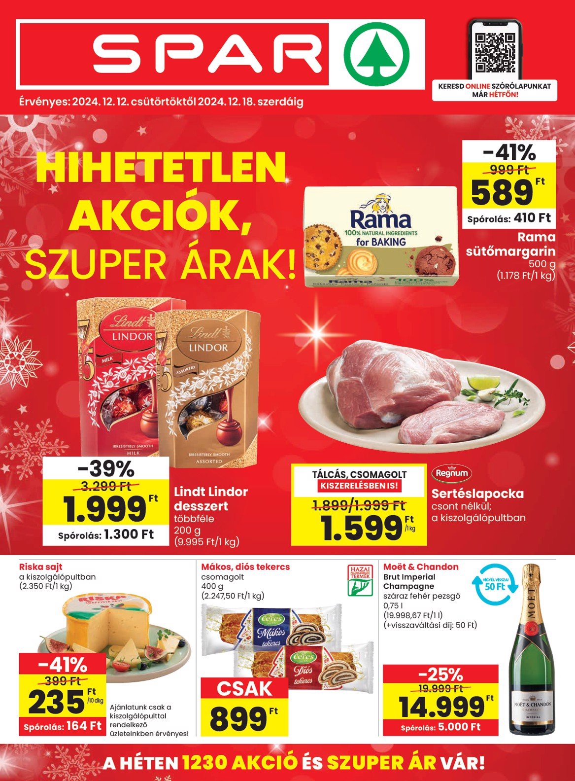 spar - SPAR akciós újság, érvényes 12.12. - 12.18.