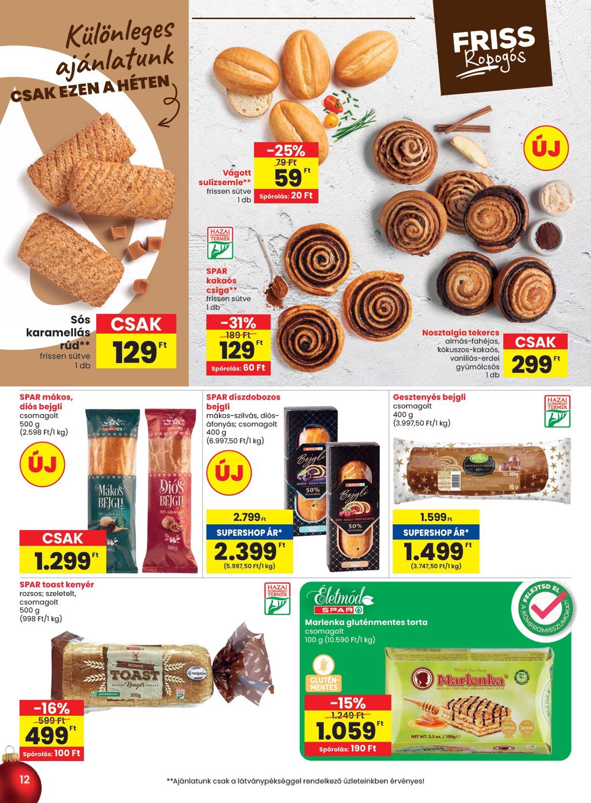 spar - SPAR akciós újság, érvényes 12.12. - 12.18. - page: 12