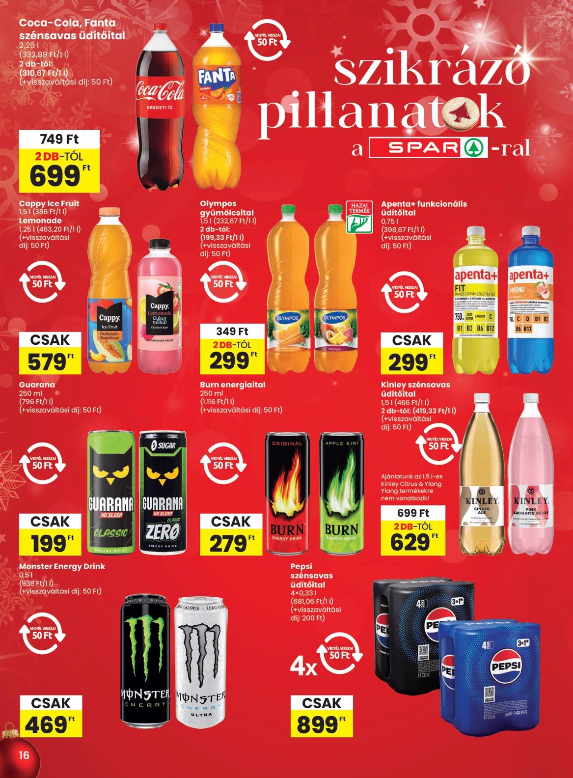 spar - SPAR akciós újság, érvényes 12.12. - 12.18. - page: 16