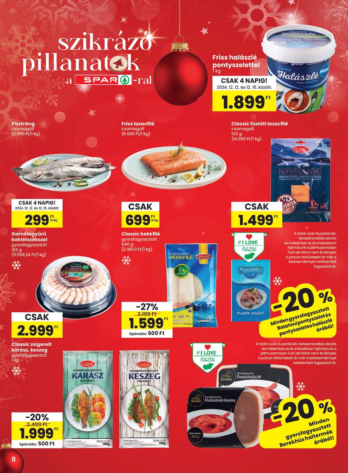 spar - SPAR akciós újság, érvényes 12.12. - 12.18. - page: 8